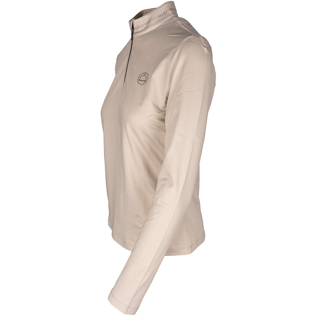 Montar Koszulka Z Długim Rękawem MoEllinor Grey Beige