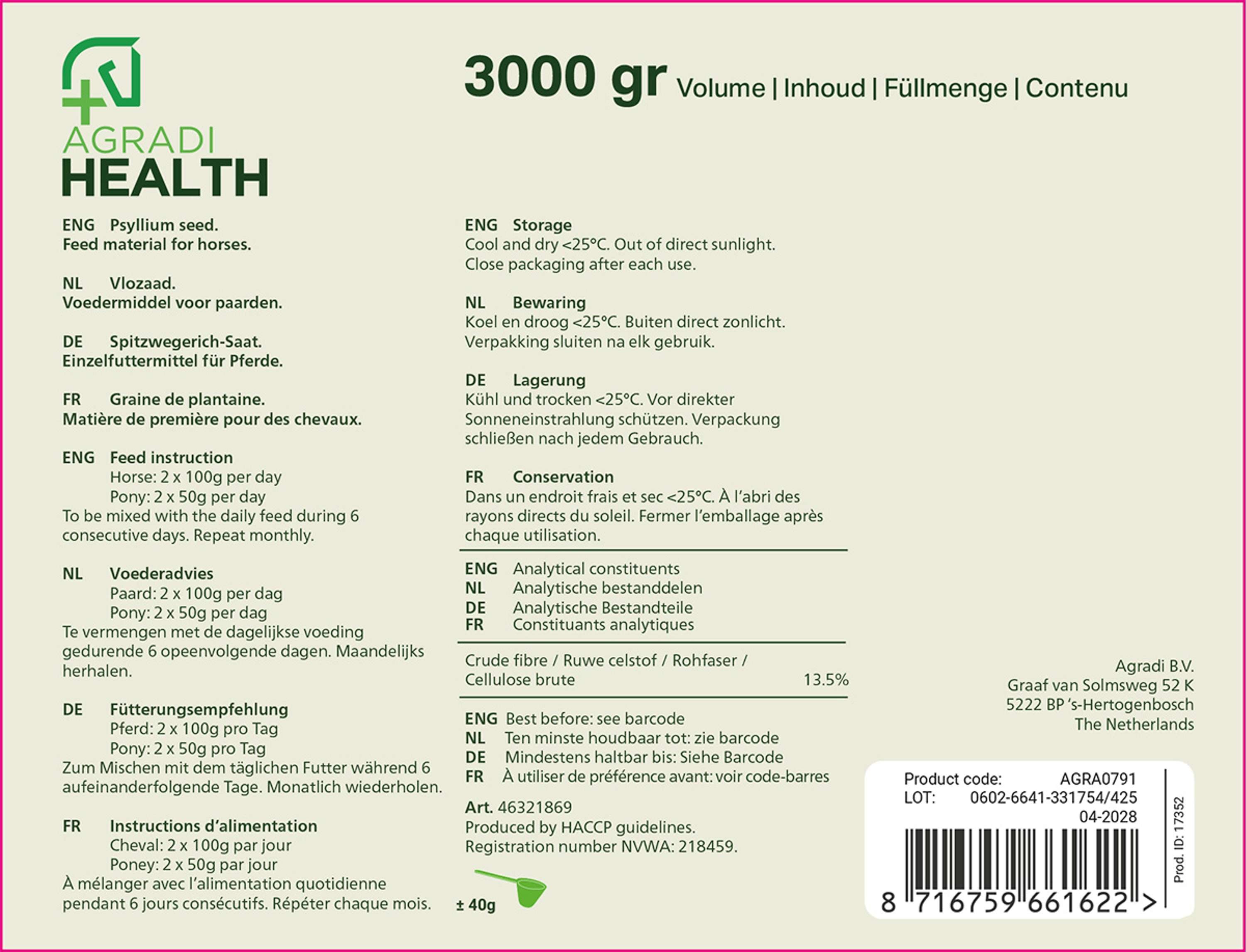 Agradi Health Łuska Babki Płesznik