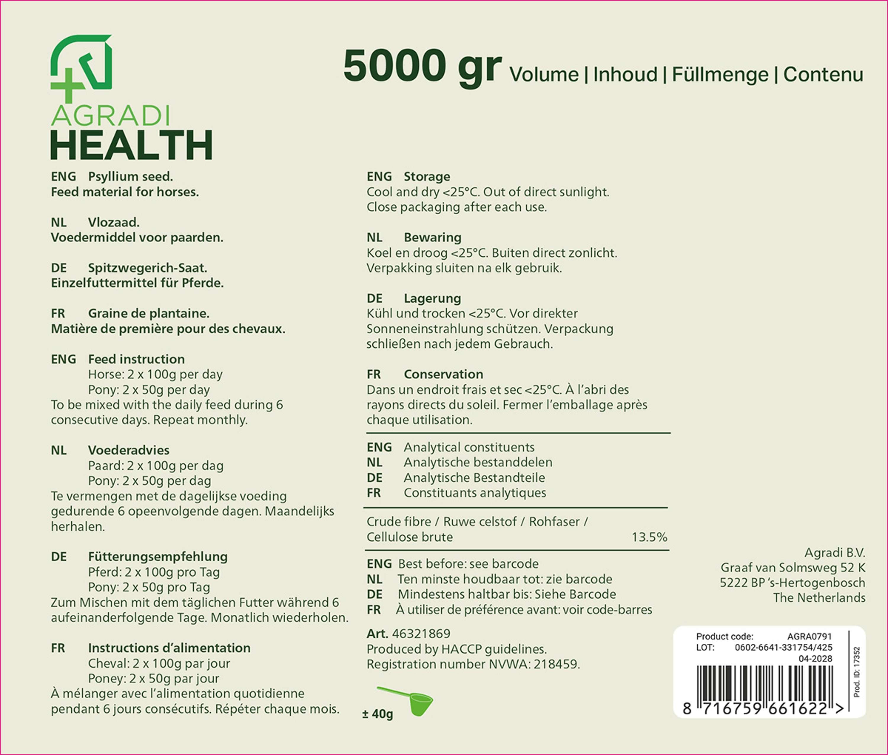 Agradi Health Łuska Babki Płesznik