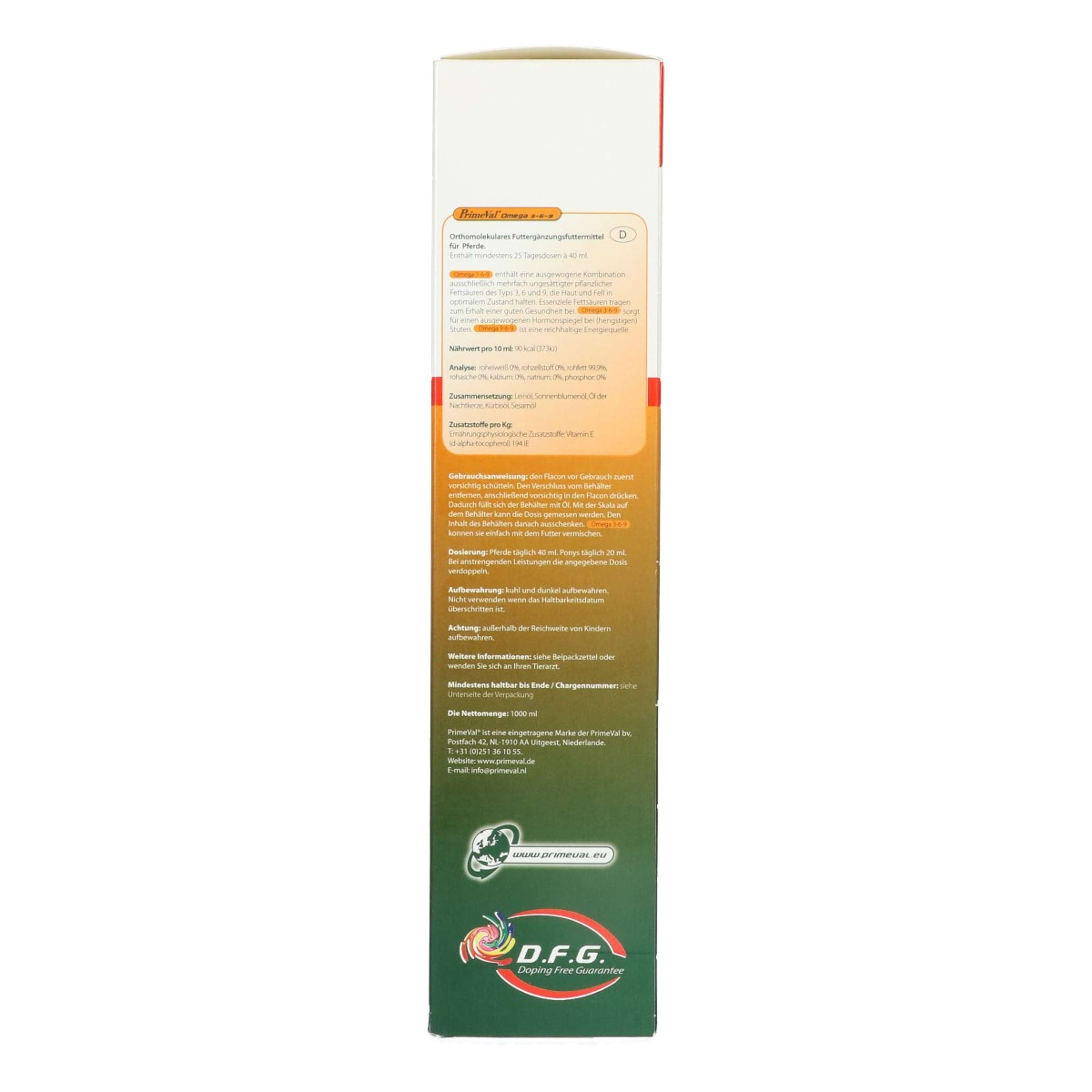 PrimeVal Omega 3 6 9 dla koni