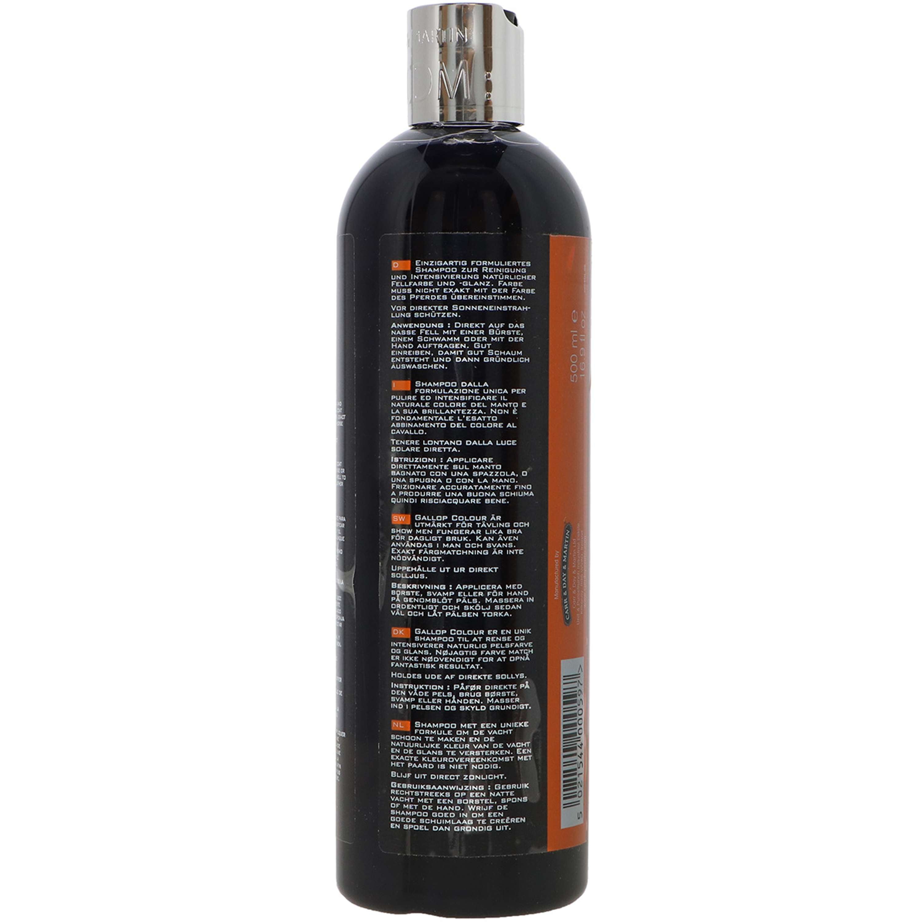 Carr & Day & Martin Shampoo Gallop Colour Czarny