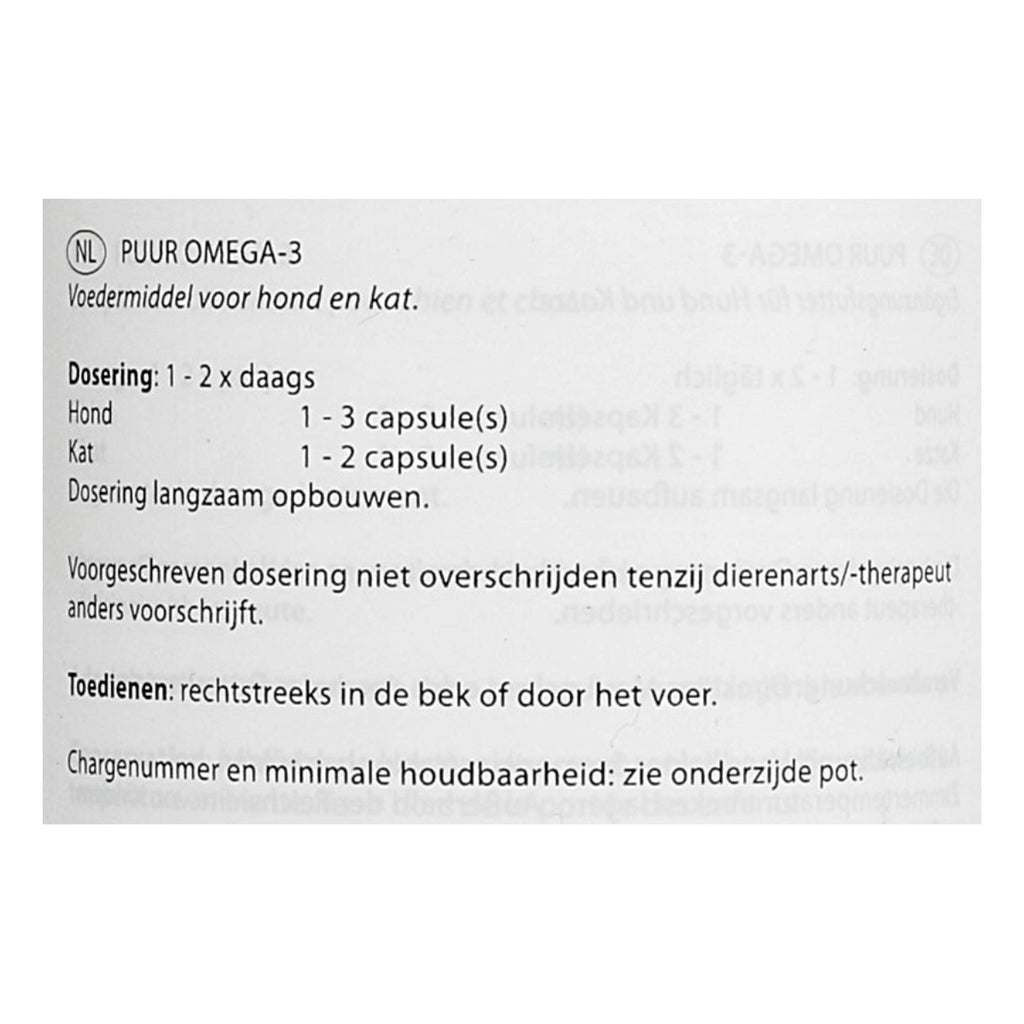 PUUR Omega 3 Pies/Kot