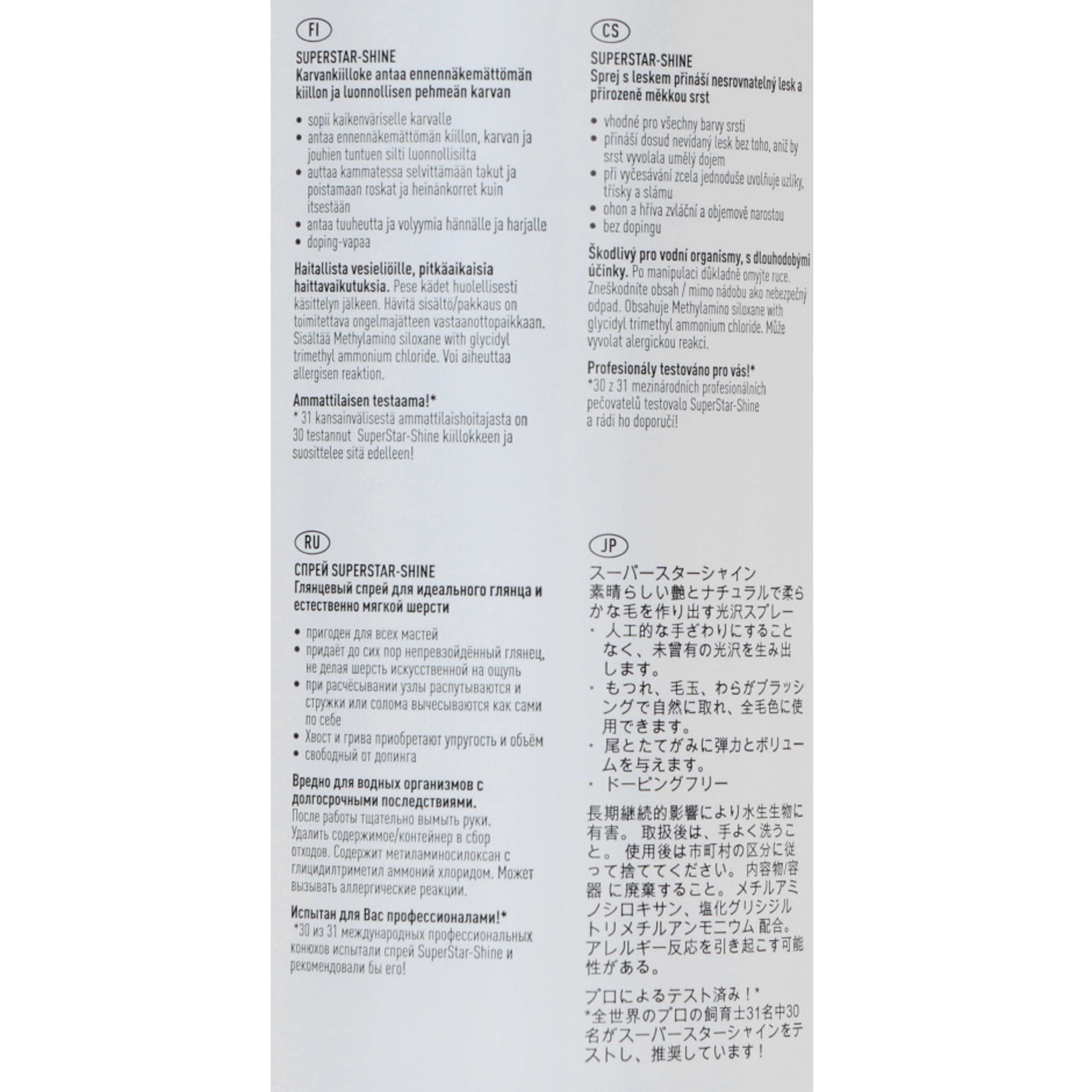 Effol Balsam Nabłyszczający SuperStar Połysk Spray
