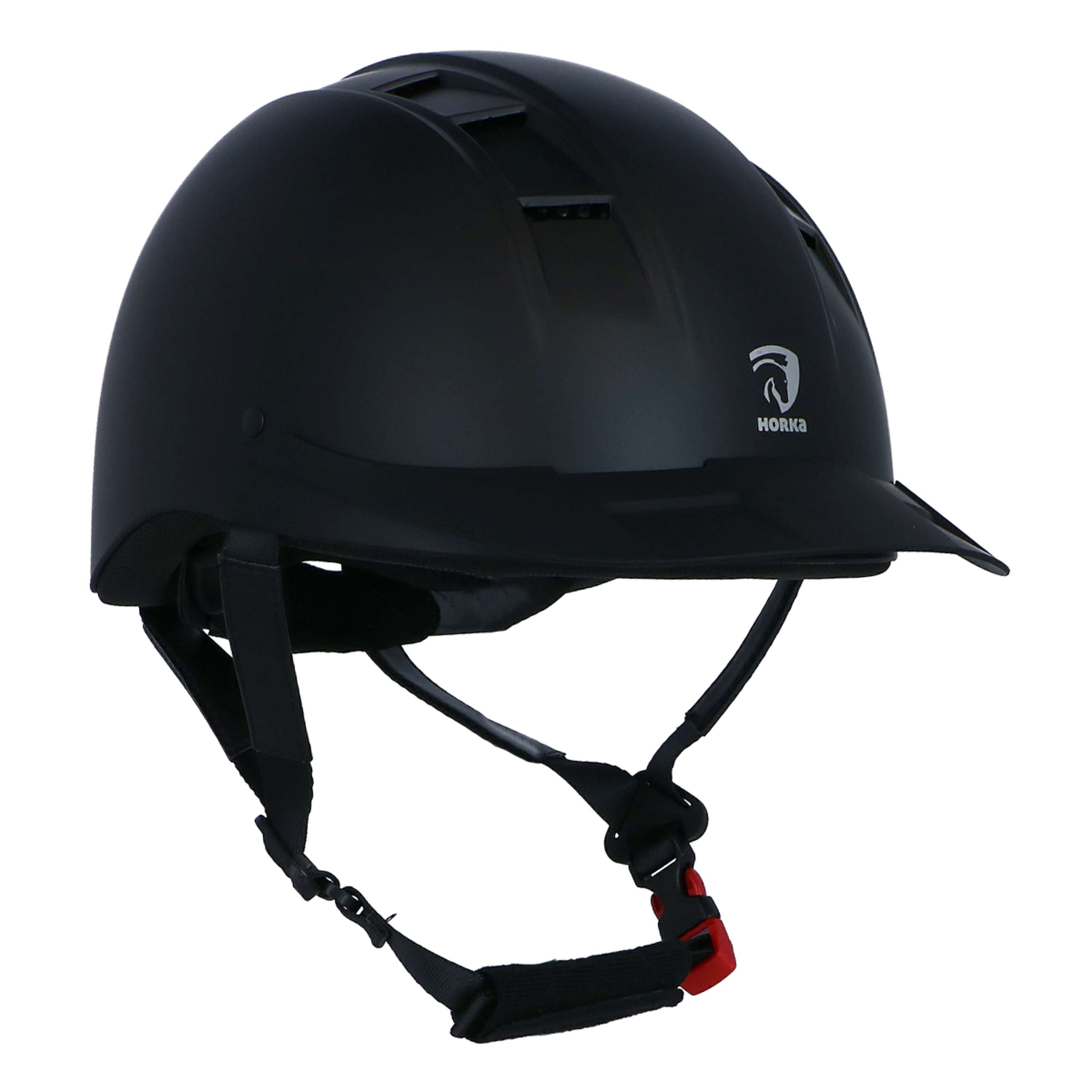 HORKA Kask Jeździecki Champion Czarny