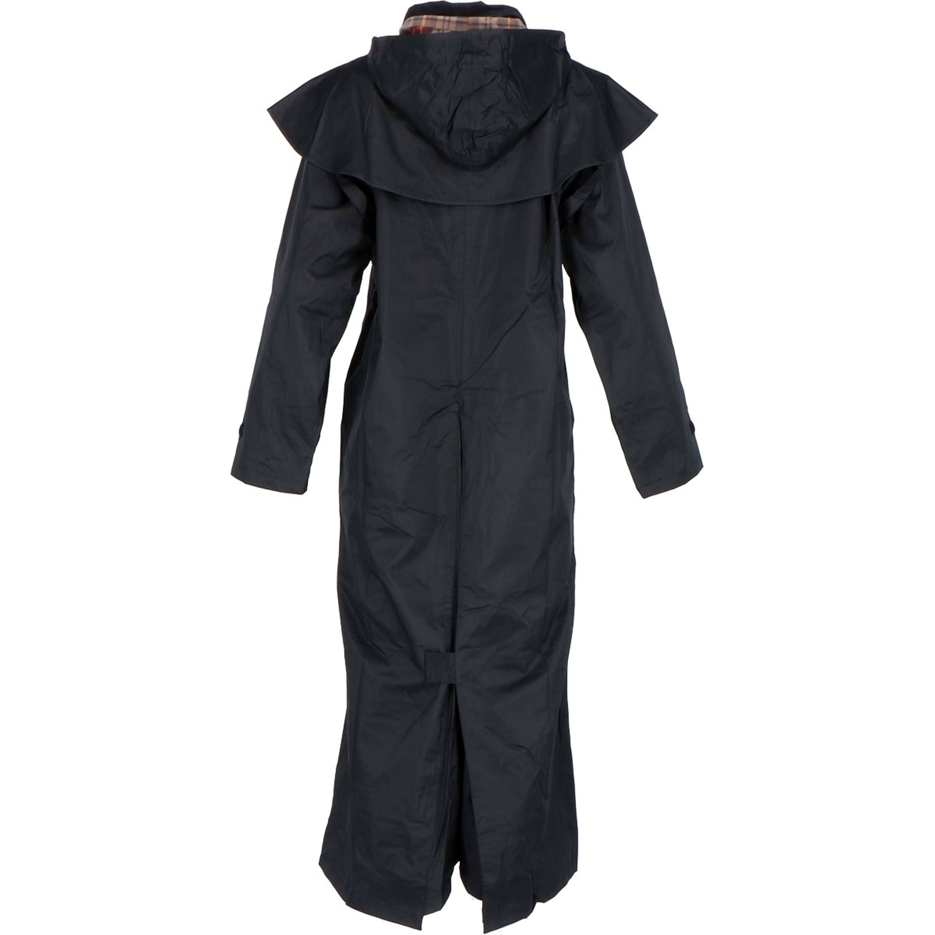 Scippis Black Roo Stockman Płaszcz Czarny