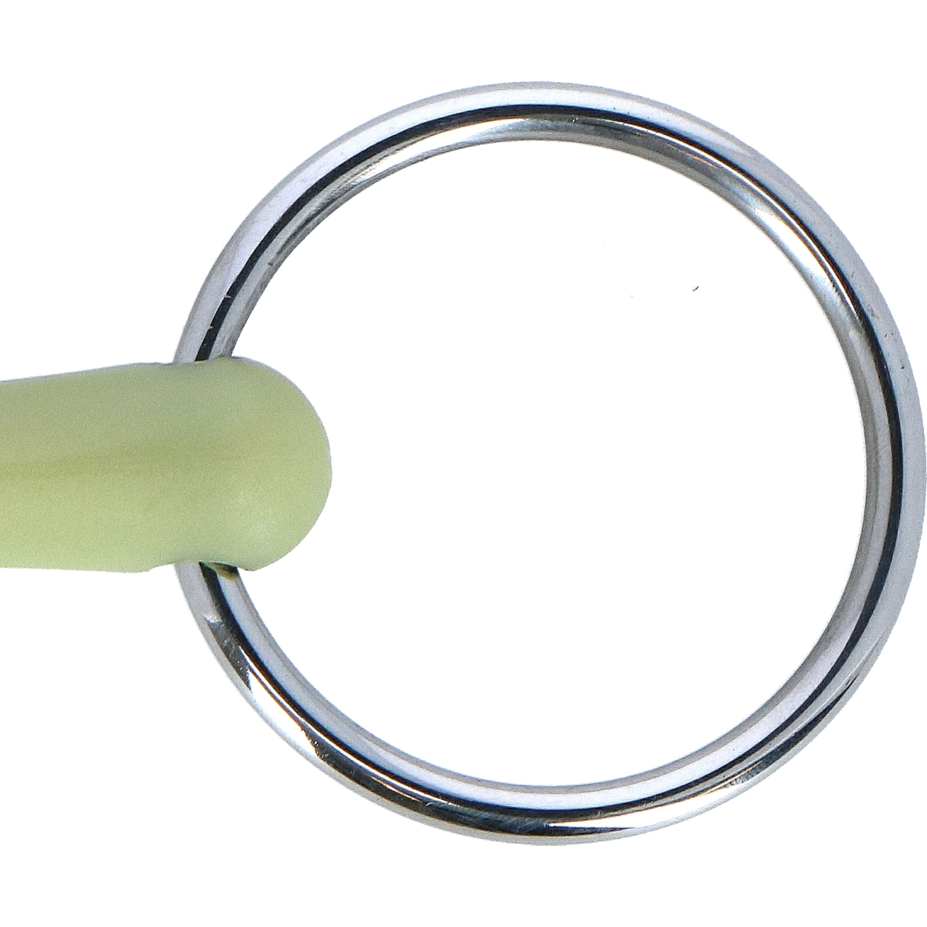 HORKA Wędzidło oliwkowe z pojedynczym łamaniem smak jabłkowy 20mm