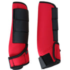 HKM Ochraniacze Colour Neopren Czerwony/Czarny