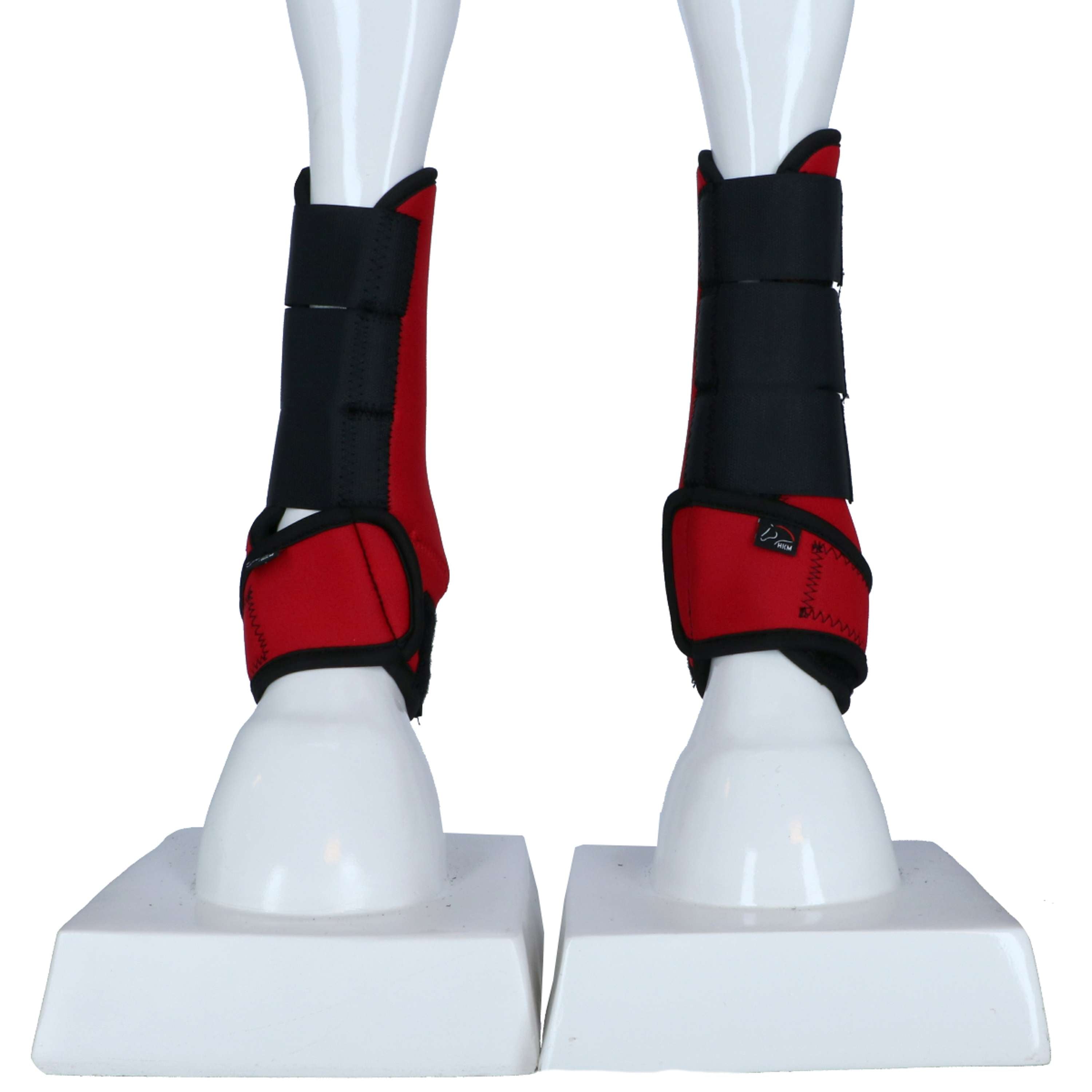 HKM Ochraniacz Colour Neopren Czerwony/Czarny