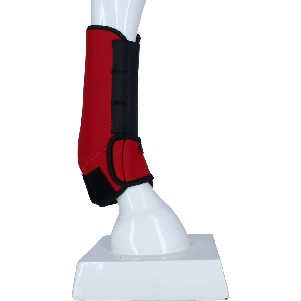 HKM Ochraniacze Colour Neopren Czerwony/Czarny