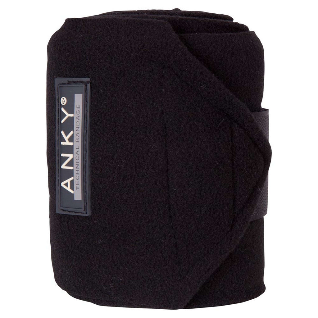 ANKY owijki dla koni Basic Fleece Zestaw 4 szt. Czarny