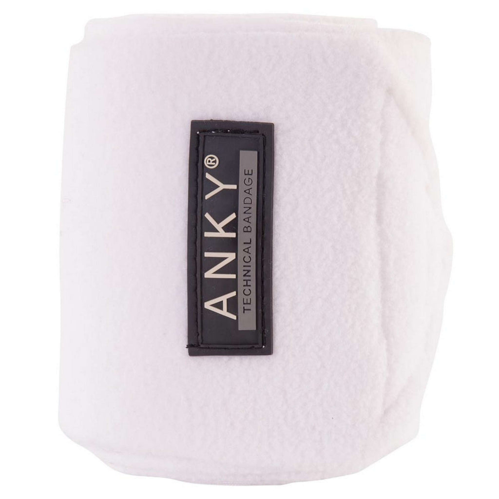 ANKY owijki dla koni Basic Fleece Zestaw 4 szt. Białe