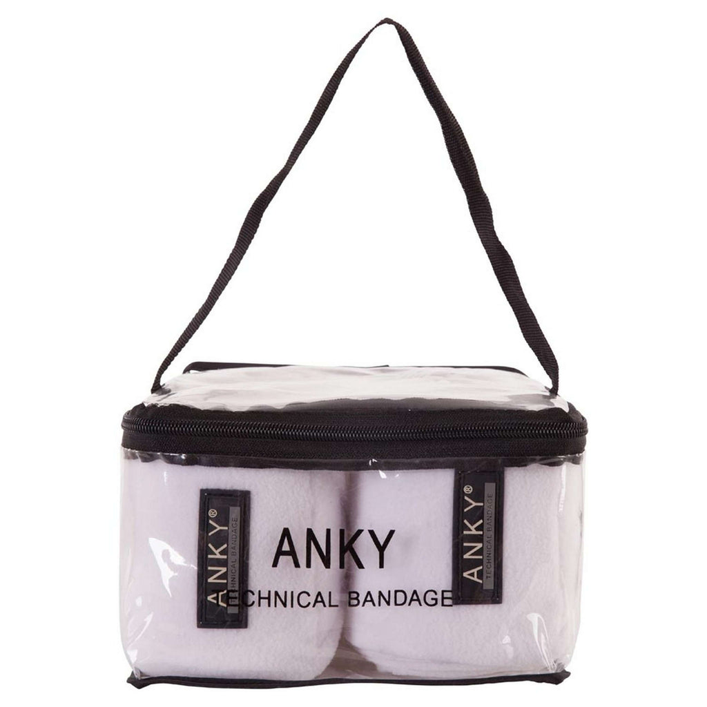 ANKY owijki dla koni Basic Fleece Zestaw 4 szt. Białe