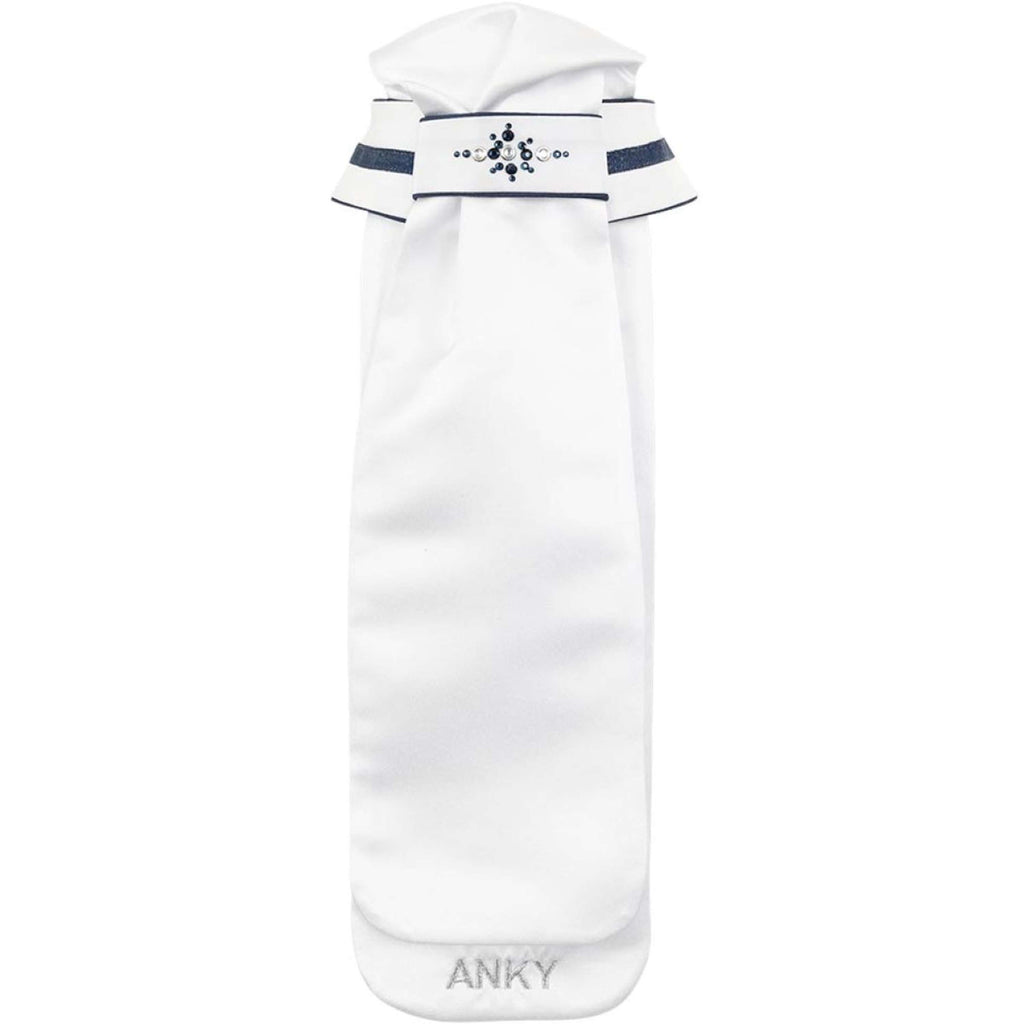 ANKY Plastron Stone Deluxe Biały/Granatowy