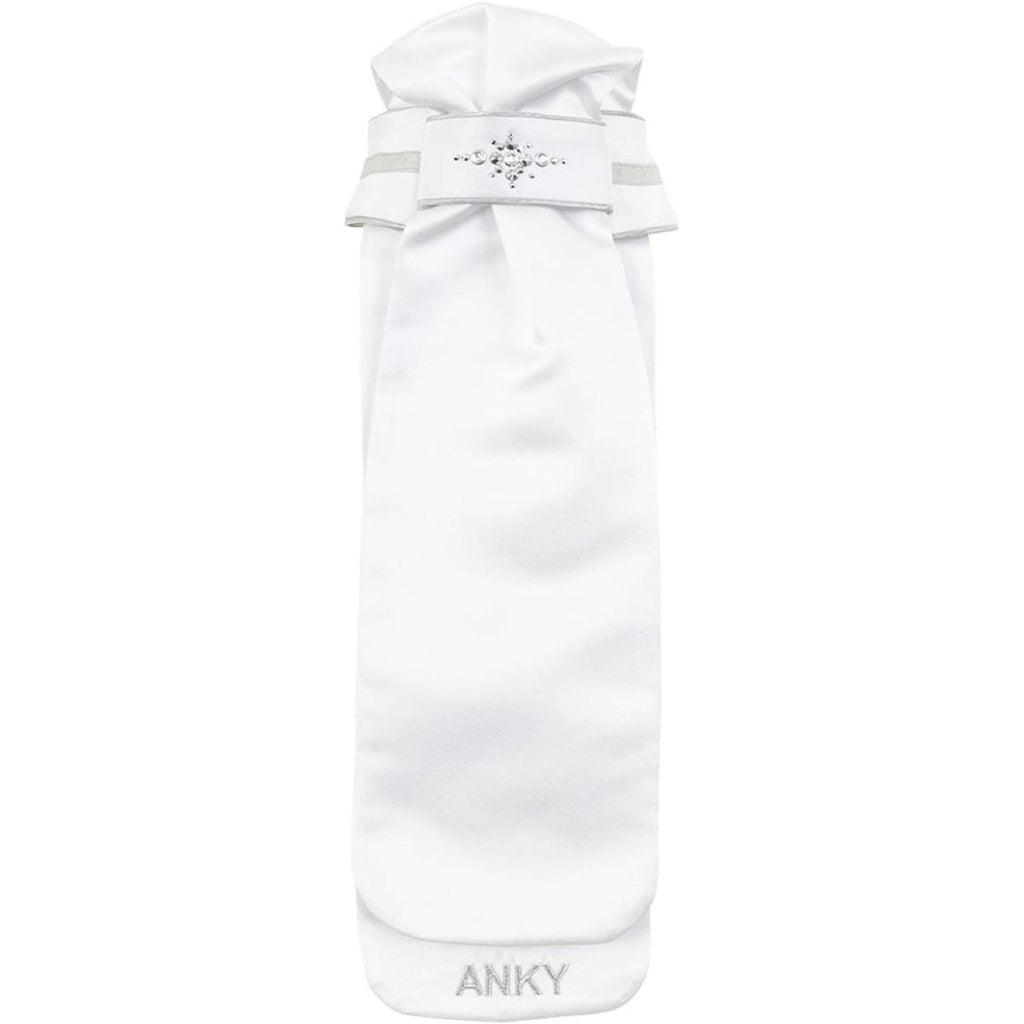 Plastron ANKY Stone Deluxe Biały/Srebrny