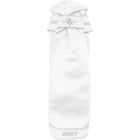 Plastron ANKY Stone Deluxe Biały/Srebrny