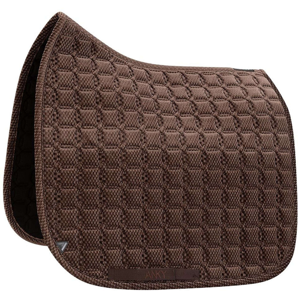 ANKY Czaprak Check Velvet XB25003 Ujeżdżeniowy Deep Taupe