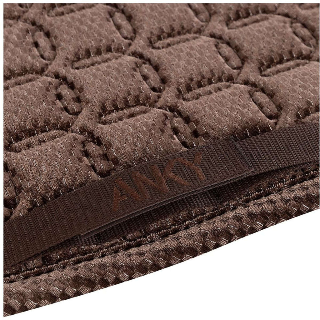 ANKY Czaprak Check Velvet XB25003 Ujeżdżeniowy Deep Taupe