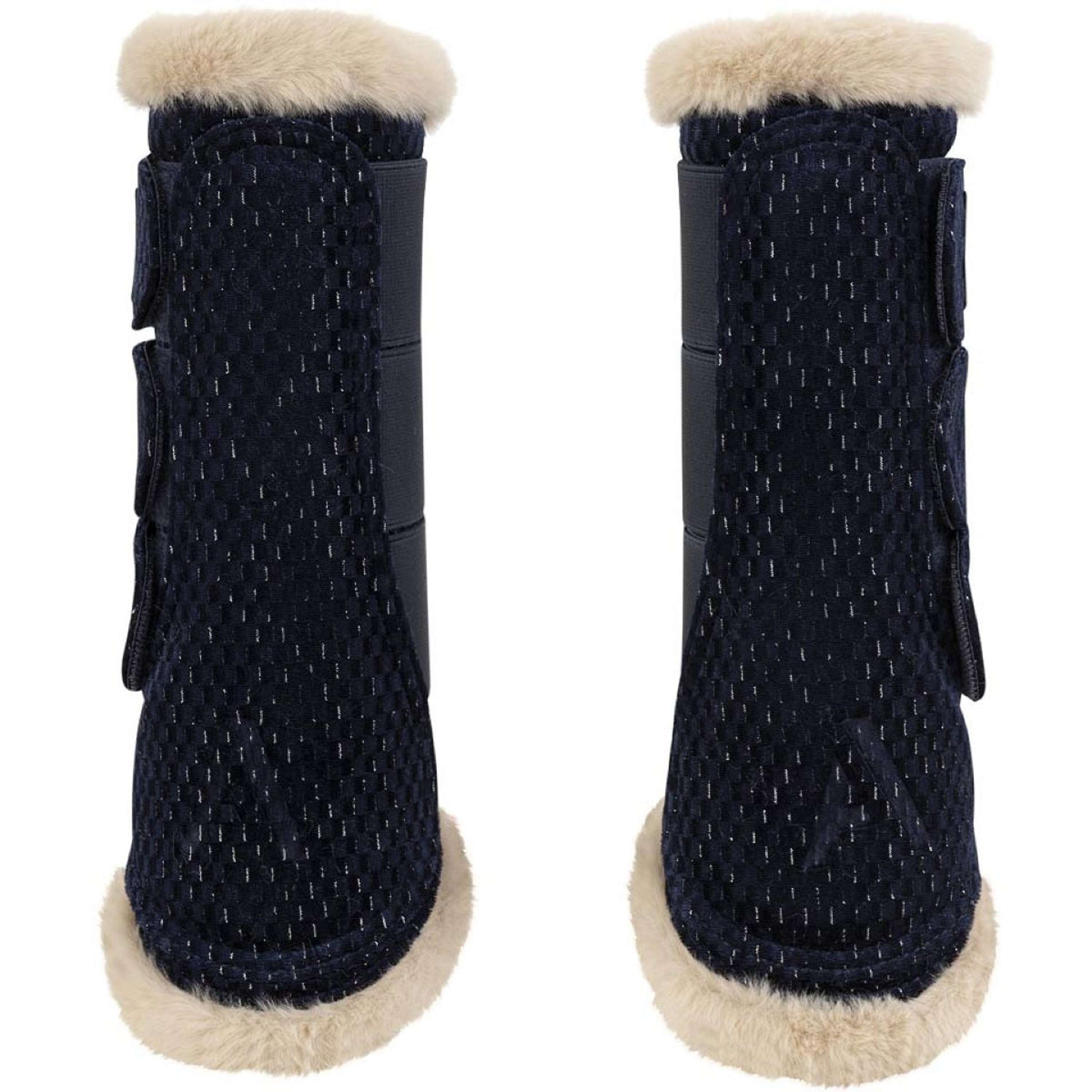 ANKY Buty Ujeżdżeniowe Check Aksamit ATB25005 Midnight Blue