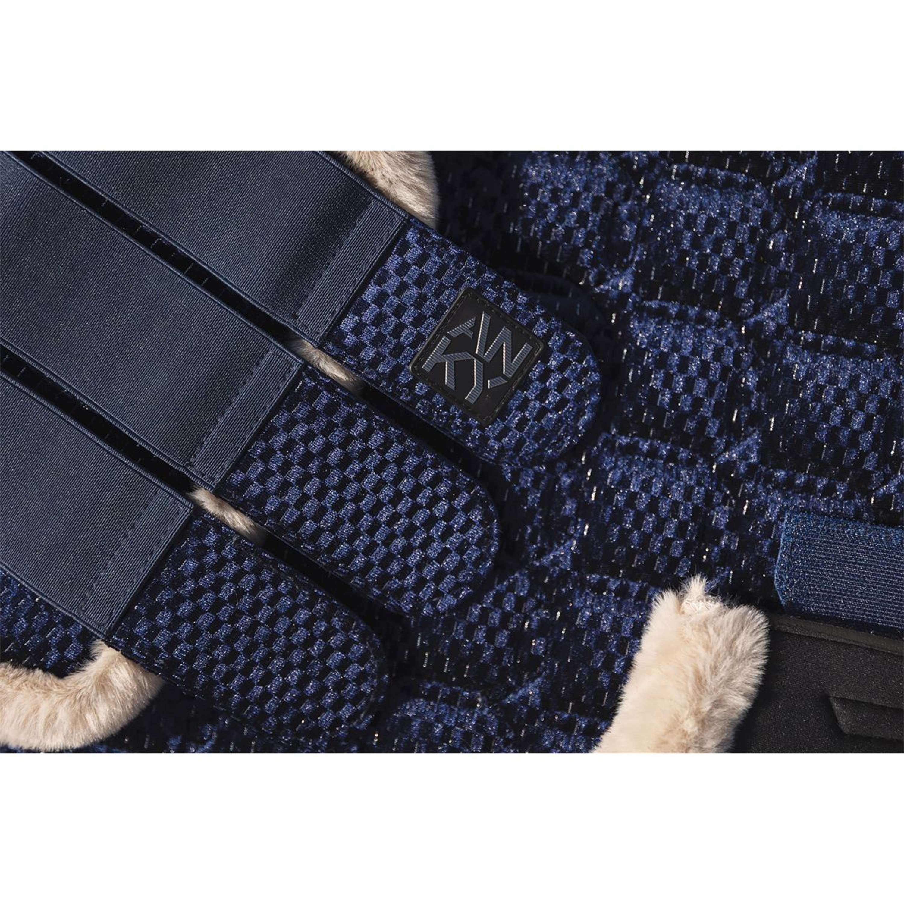 ANKY Buty Ujeżdżeniowe Check Aksamit ATB25005 Midnight Blue