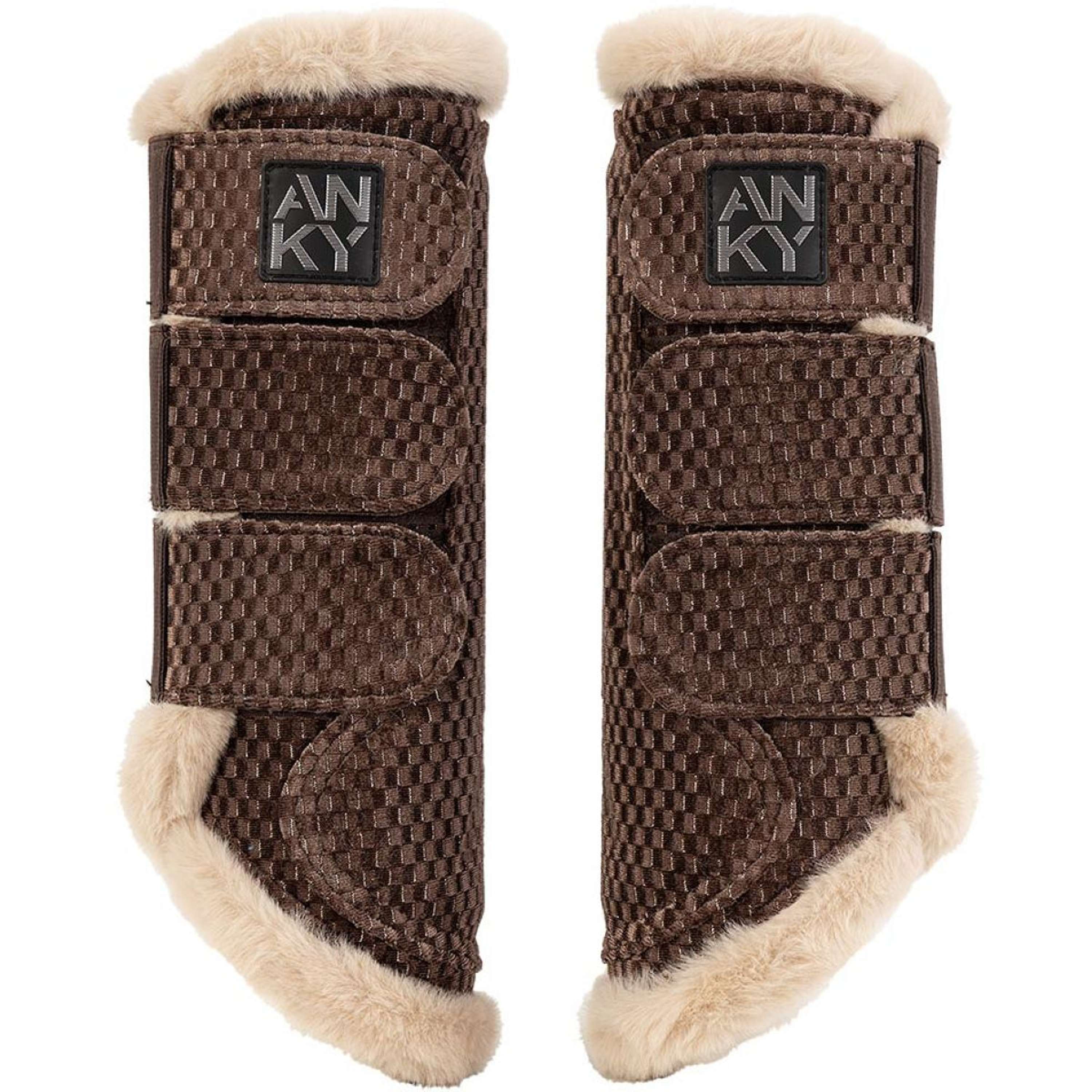 ANKY Buty Ujeżdżeniowe Check Aksamit ATB25005 Deep Taupe