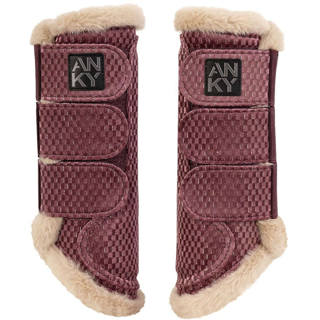 ANKY Owijki ujeżdżeniowe Check Velvet ATB25005 Mellow Mauve