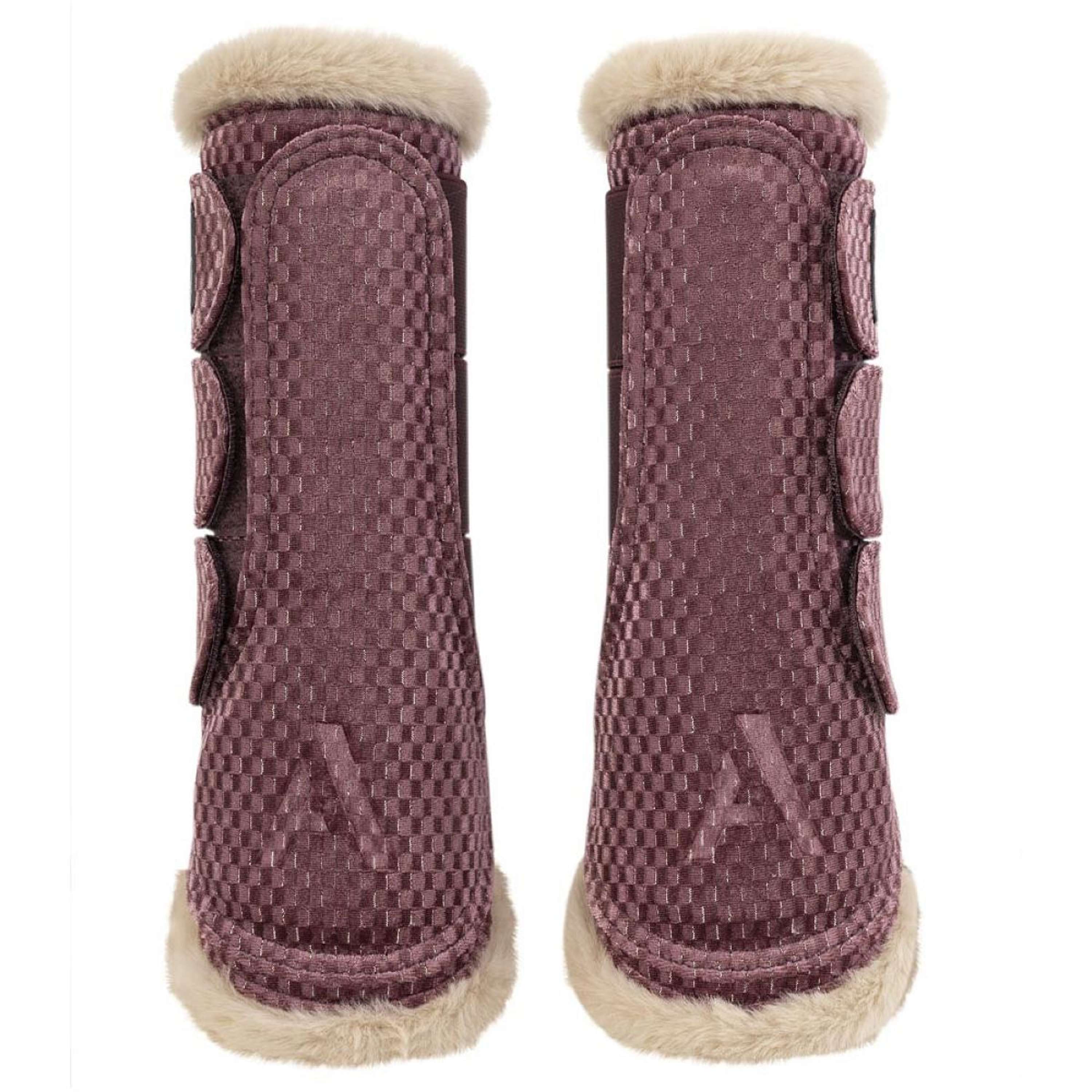ANKY Owijki ujeżdżeniowe Check Velvet ATB25005 Mellow Mauve