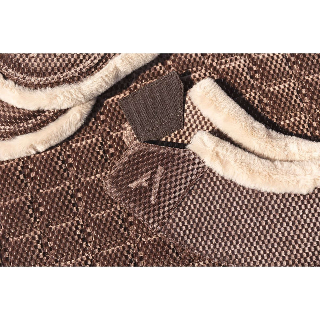 ANKY Kaloszki Check Velvet ATB25009 Deep Taupe