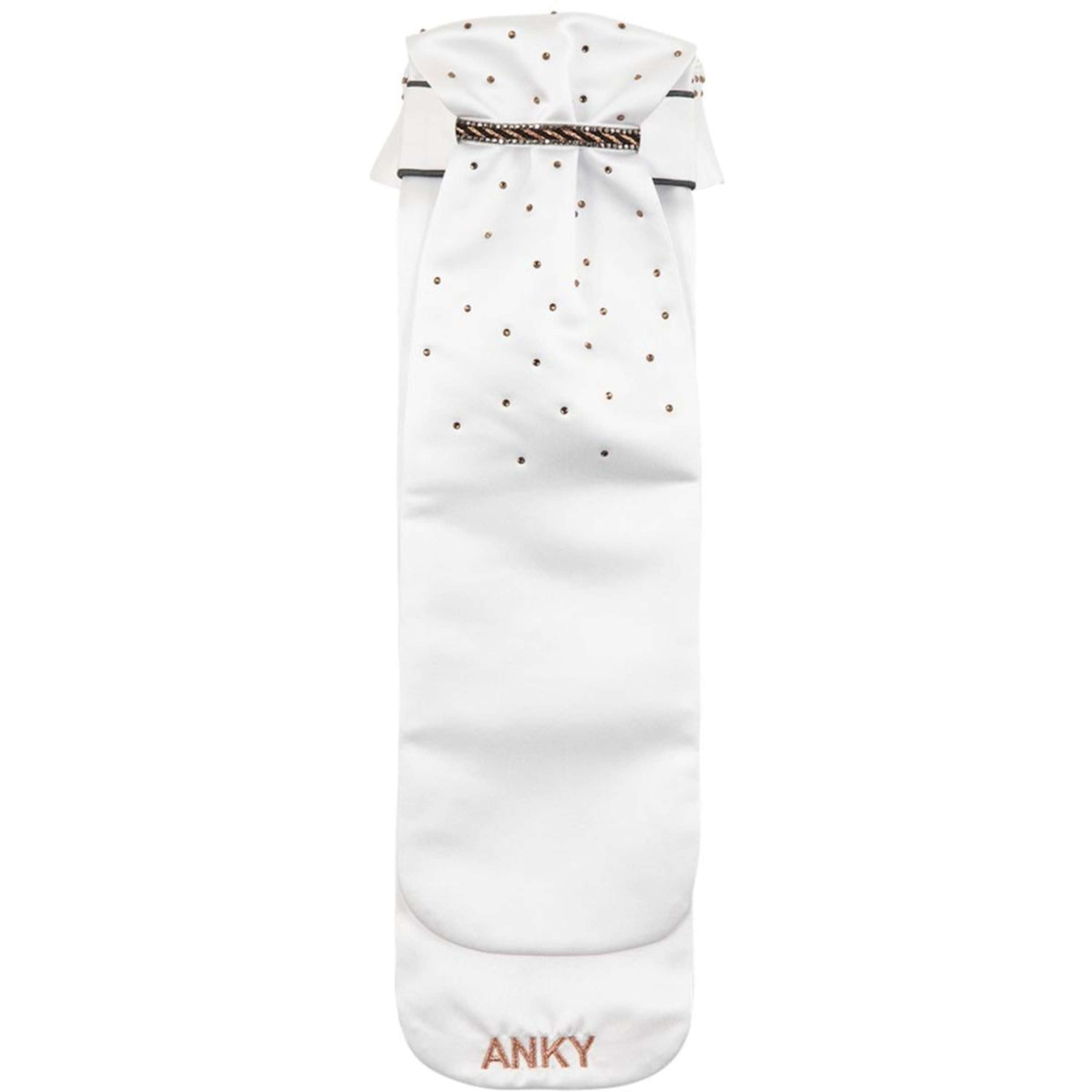 ANKY Plastron Multi Fit Odpinany Kołnierz Biały/Szary