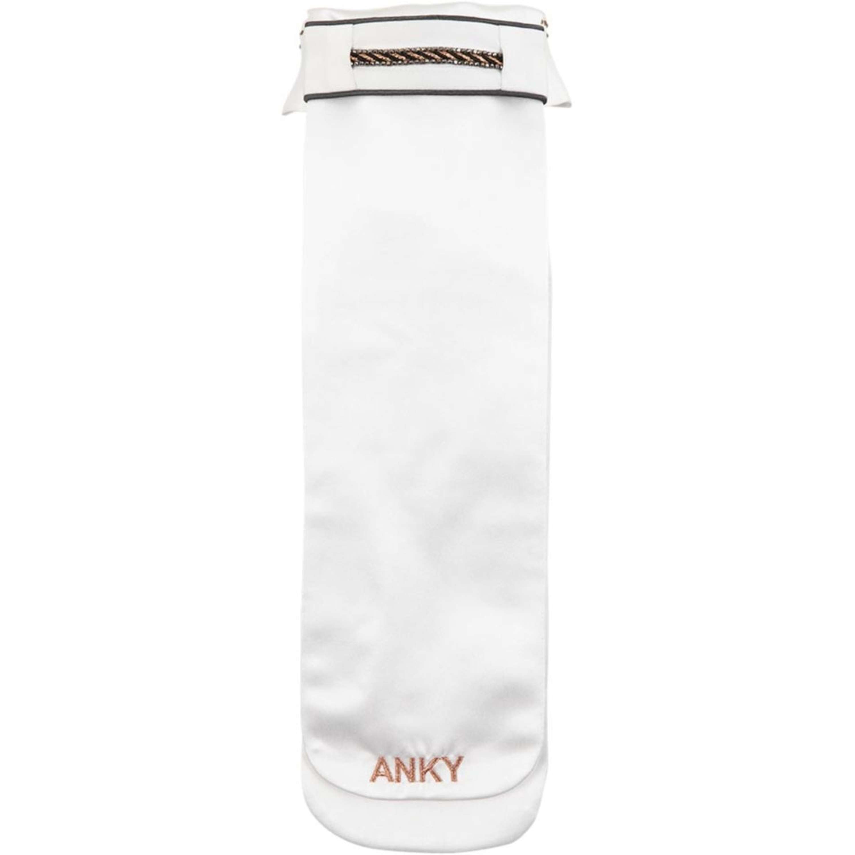 ANKY Plastron Multi Fit Odpinany Kołnierz Biały/Szary