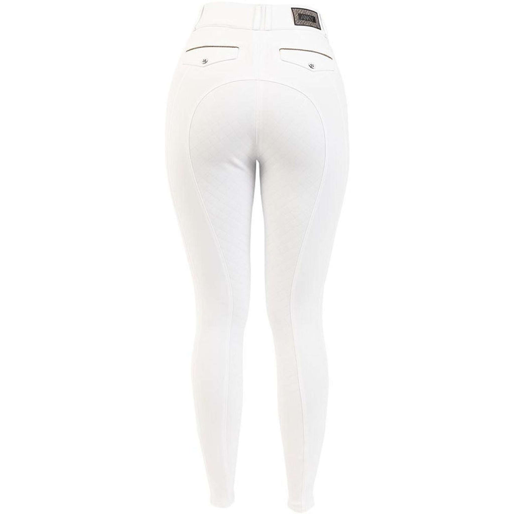 ANKY Bryczesy Prospect C-Wear XR25103 Pełny lej Białe