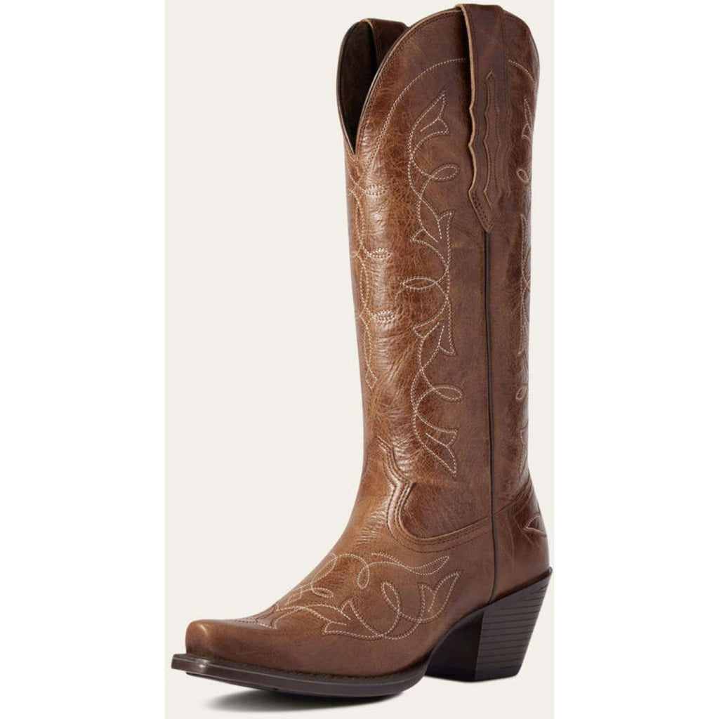 Kowbojki damskie Ariat Heritage D Toe StretchFit, kolor ciemny brąz (Dark Tan)