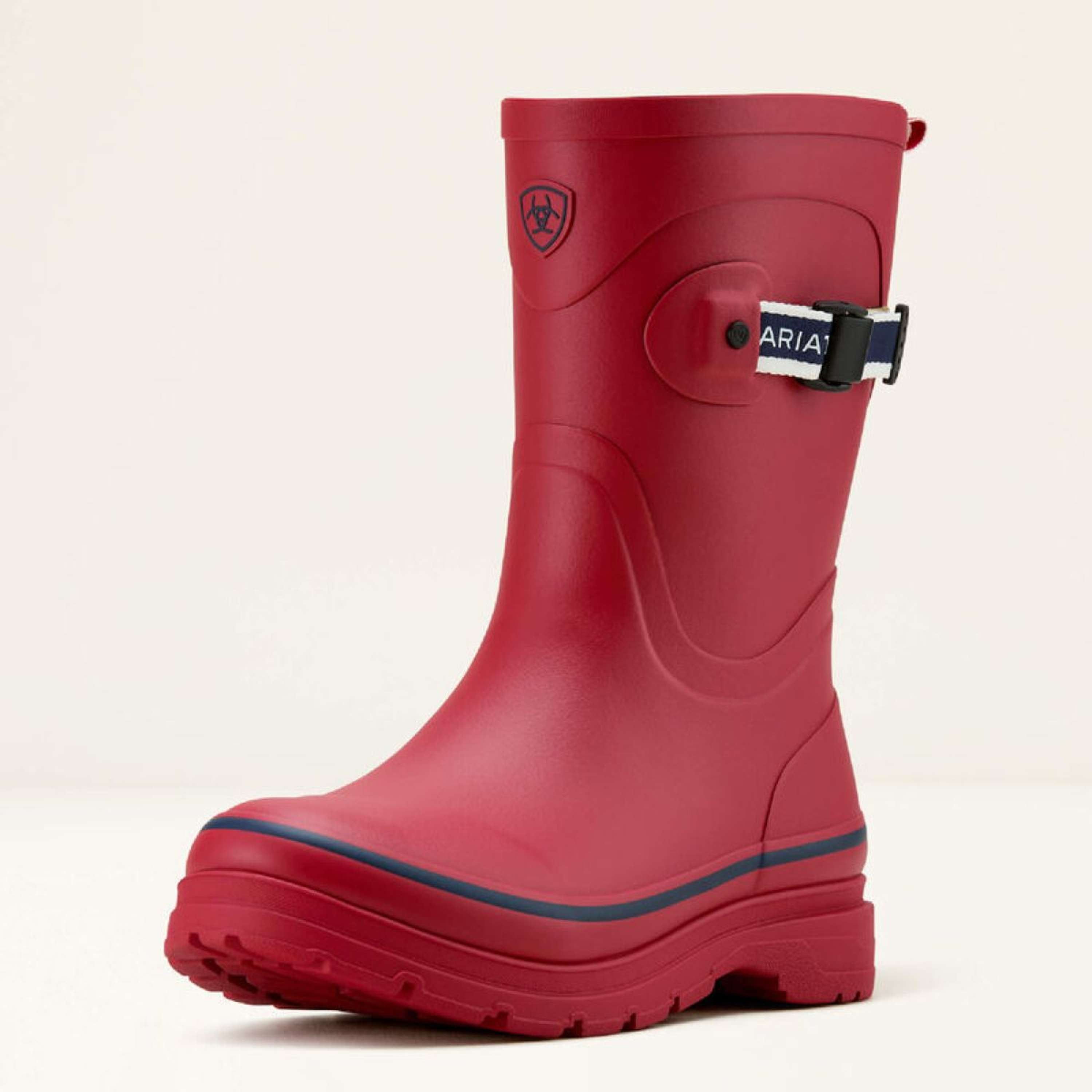 Kalosze damskie Ariat Kelmarsh Mid Team czerwone/granatowe