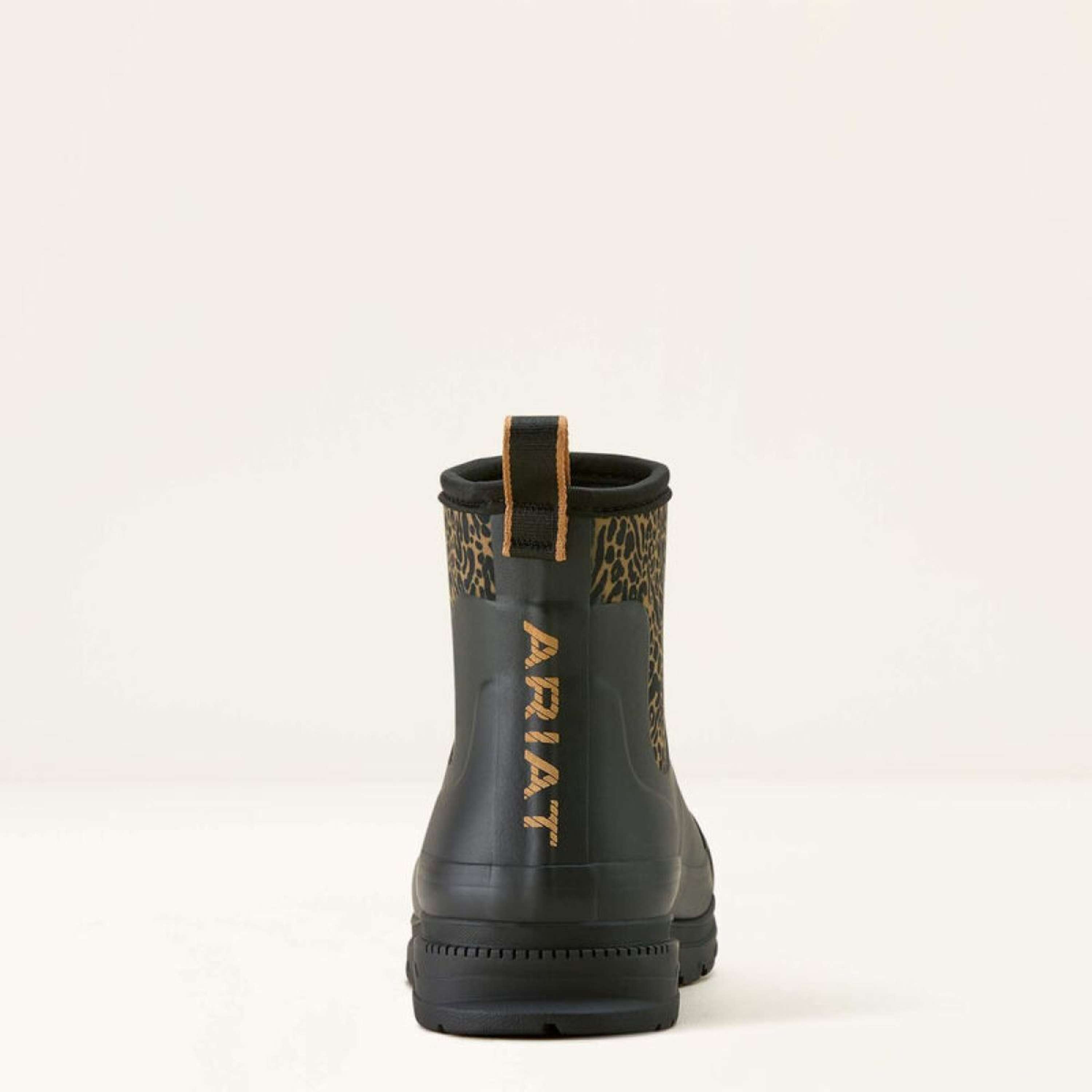 Kalosze damskie Ariat Kelmarsh Shortie Black/Ocelot Print