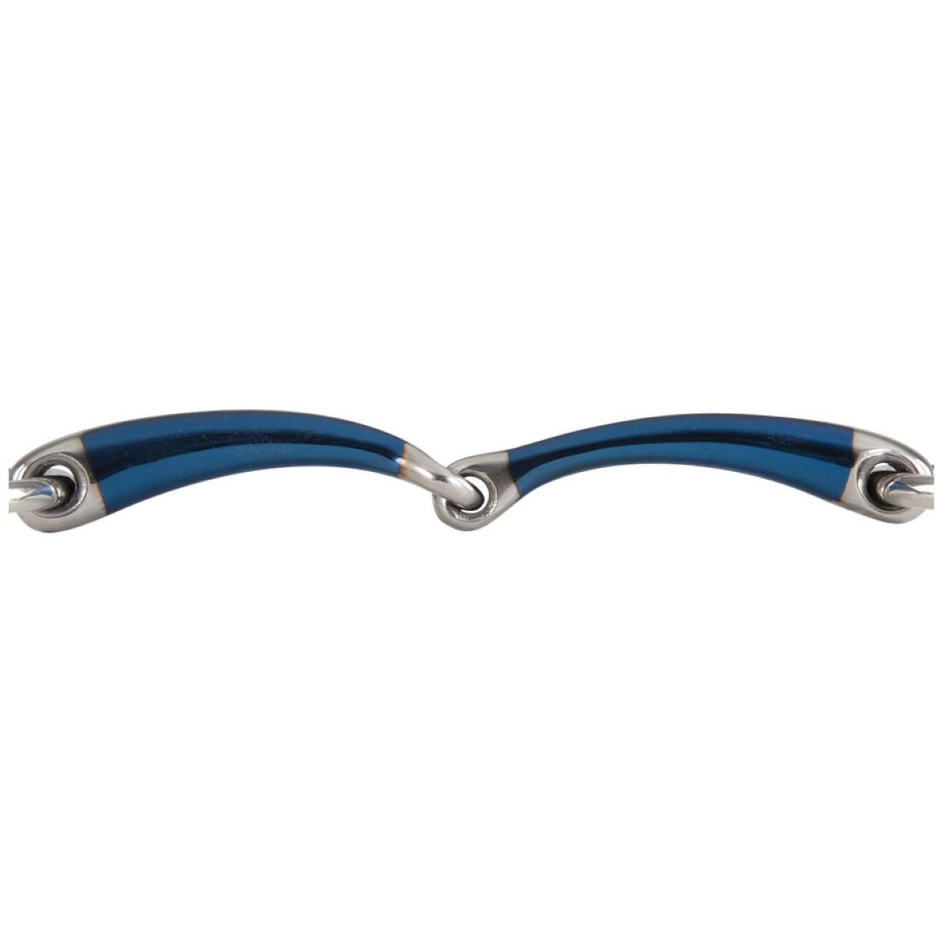 BR Wędzidło z ruchomymi kółkami Sweet Iron Magic Jednozłamowy 14mm