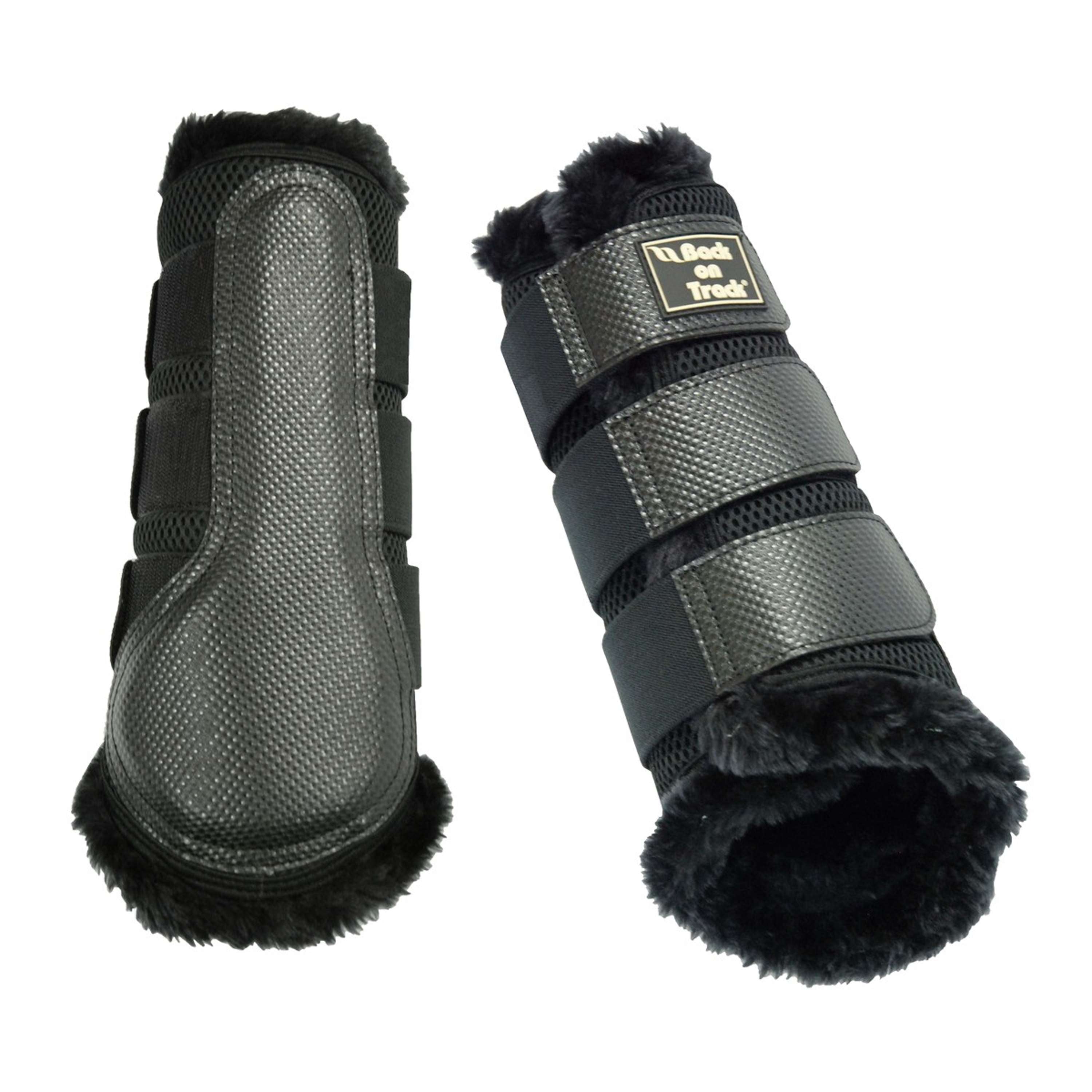 Back on Track Ochraniacz na nogi Brush Boot 3D Mesh z podszewką, czarny