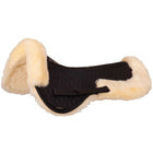 BR Podkład Pod Siodło Z Kanałem Kręgosłupa Obszycie Sheepskin Czarny/Naturalny