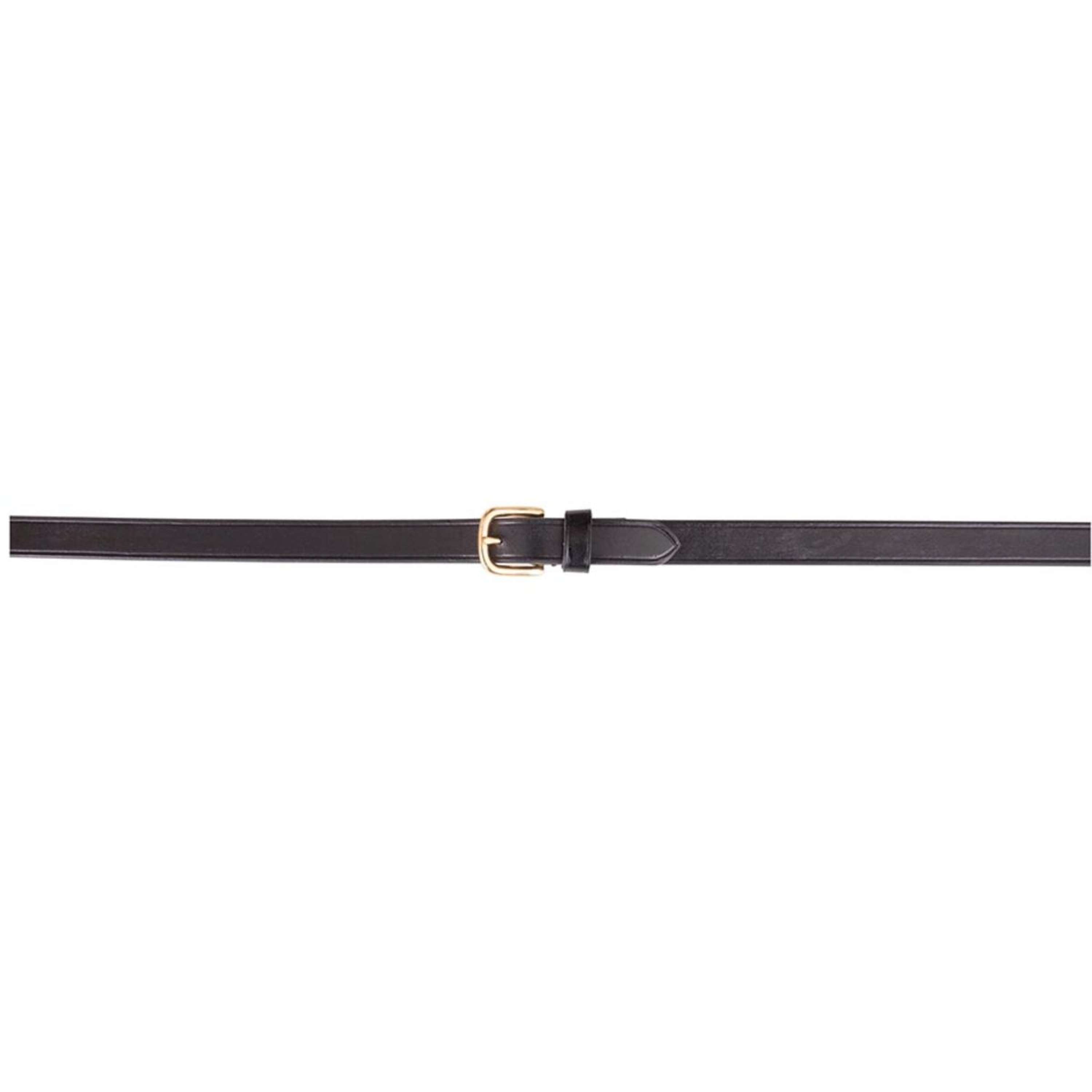 BR Wodza Ujeżdżenie Skóra/Guma Stopery 16mm Czarny/Złoty