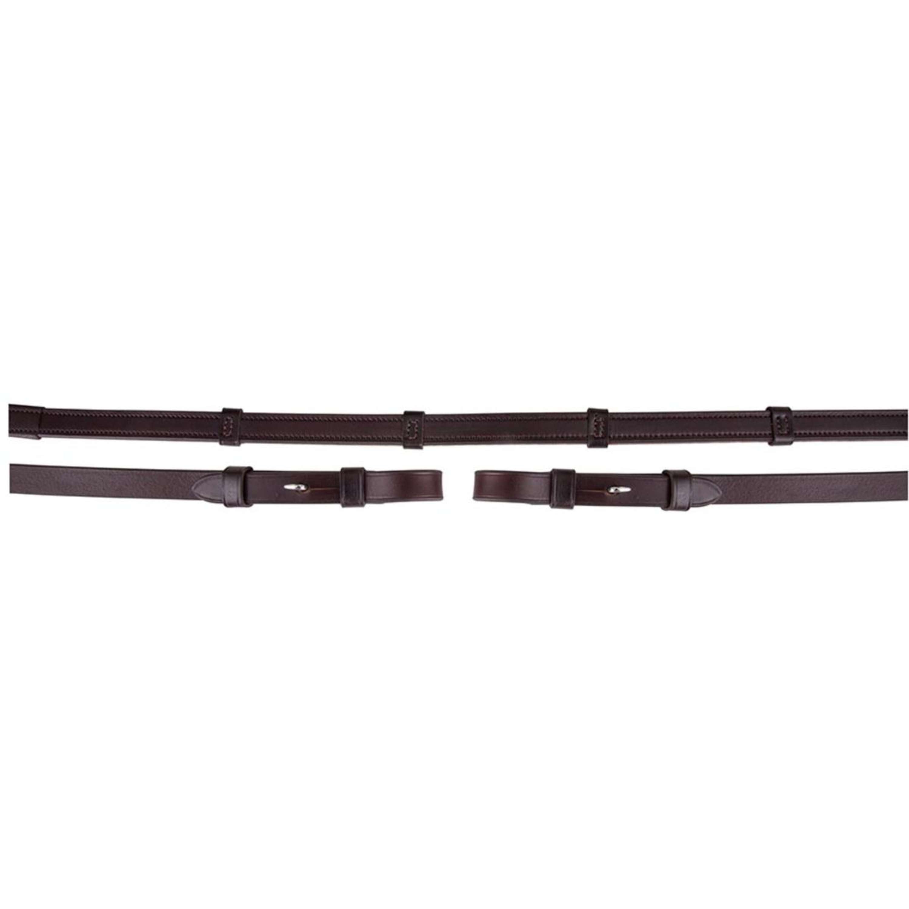 BR Wodza Ujeżdżenie Skóra/Guma Stopery 16mm Brązowy