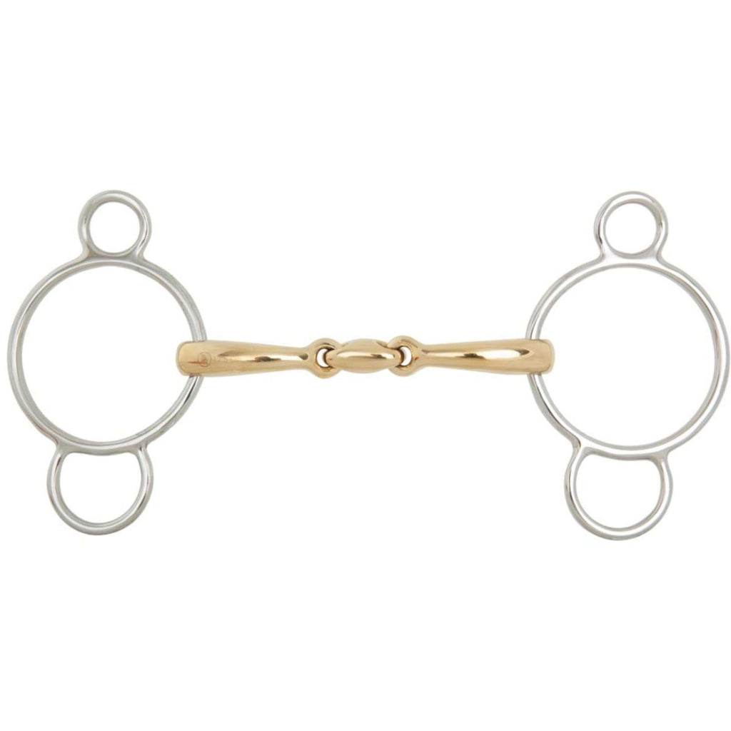 BR Wędzidło Pessoa Soft Contact Curved Podwójnie Łamane 12mm