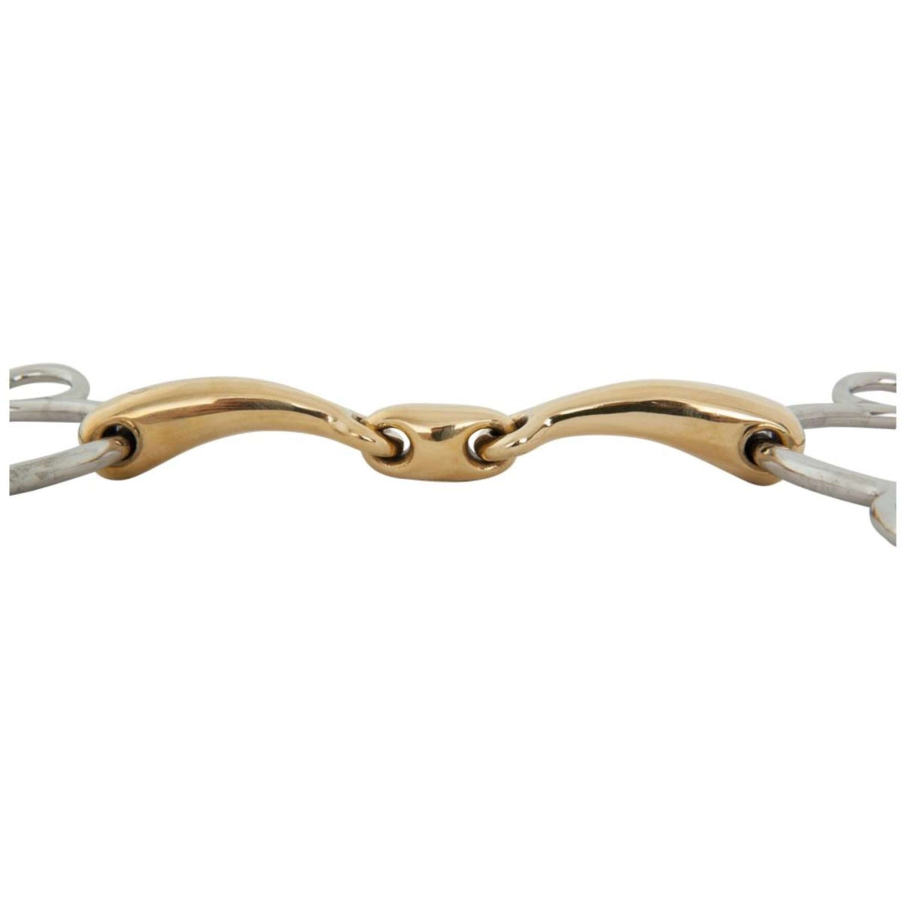 BR Wędzidło Pessoa Soft Contact Curved Podwójnie Łamane 16mm