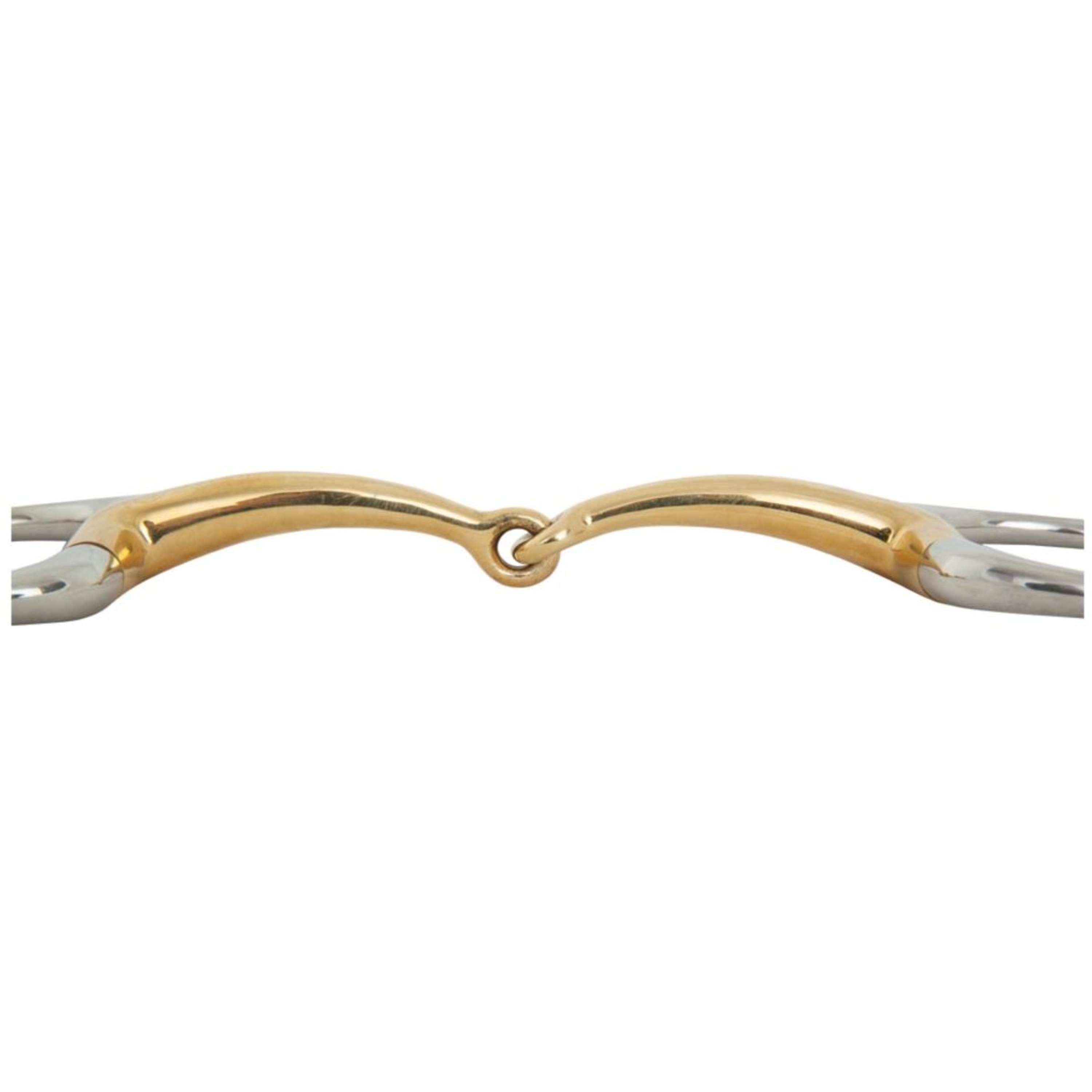 BR Wędzidło z kółkami stałymi Soft Contact Curv 16mm Pierścień 65mm