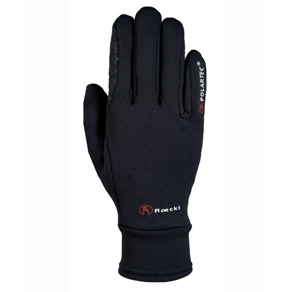 Roeckl Rękawice Jeździeckie Warwick Polartec Czarny