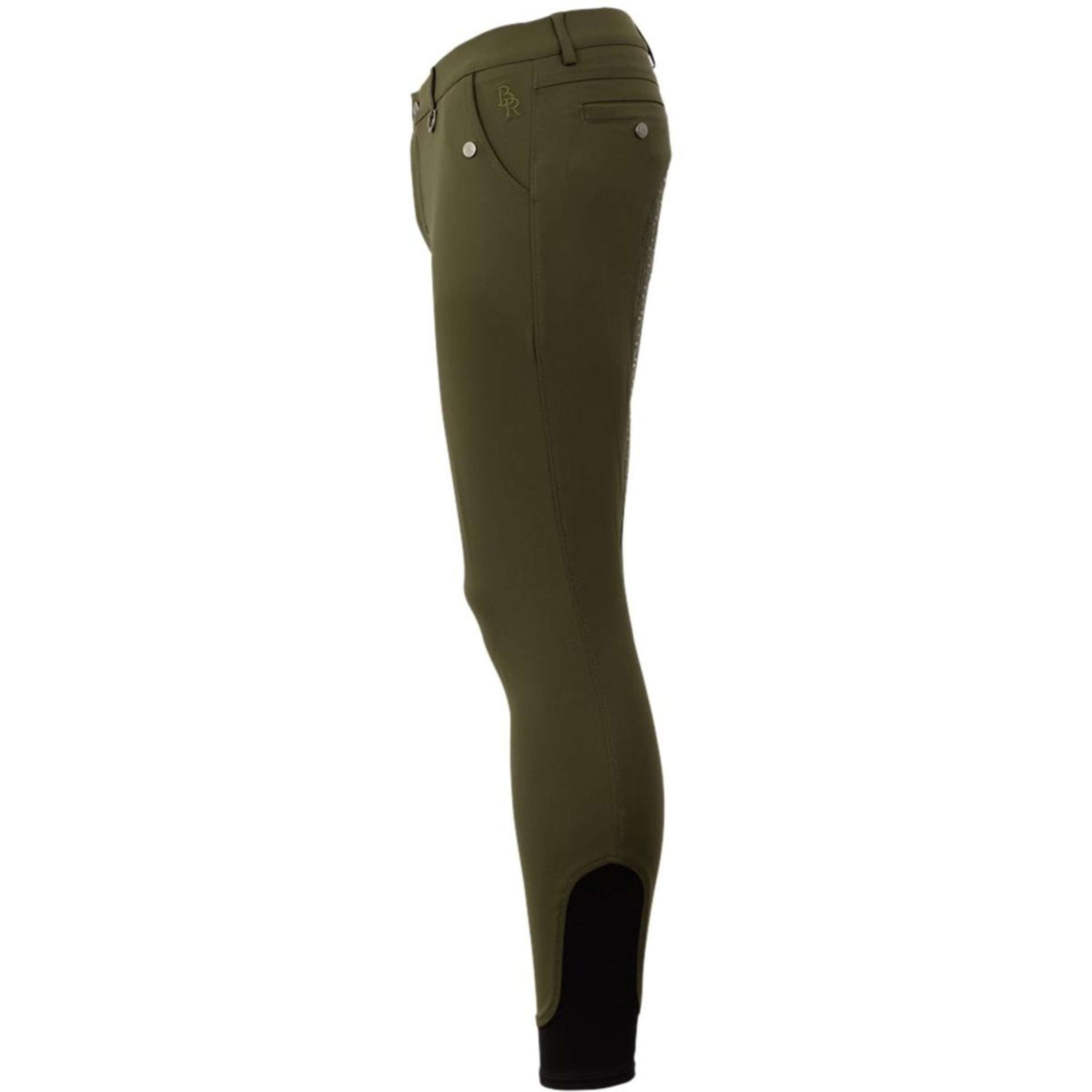 BR Bryczesy Maikel Silikonowy Siedzisko Forest Green