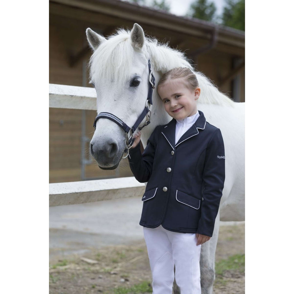 EQUITHÈME Marynarka konkursowa Soft Classic Granatowy Niebieski/Biały