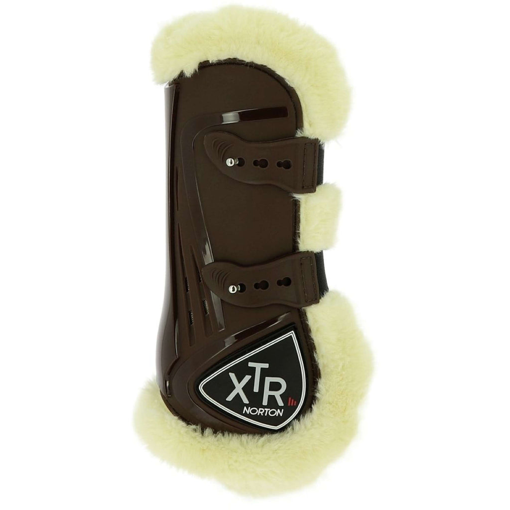 Norton Ochraniacze Na Ścięgna XTR Sheepskin Zawiązany Brązowy