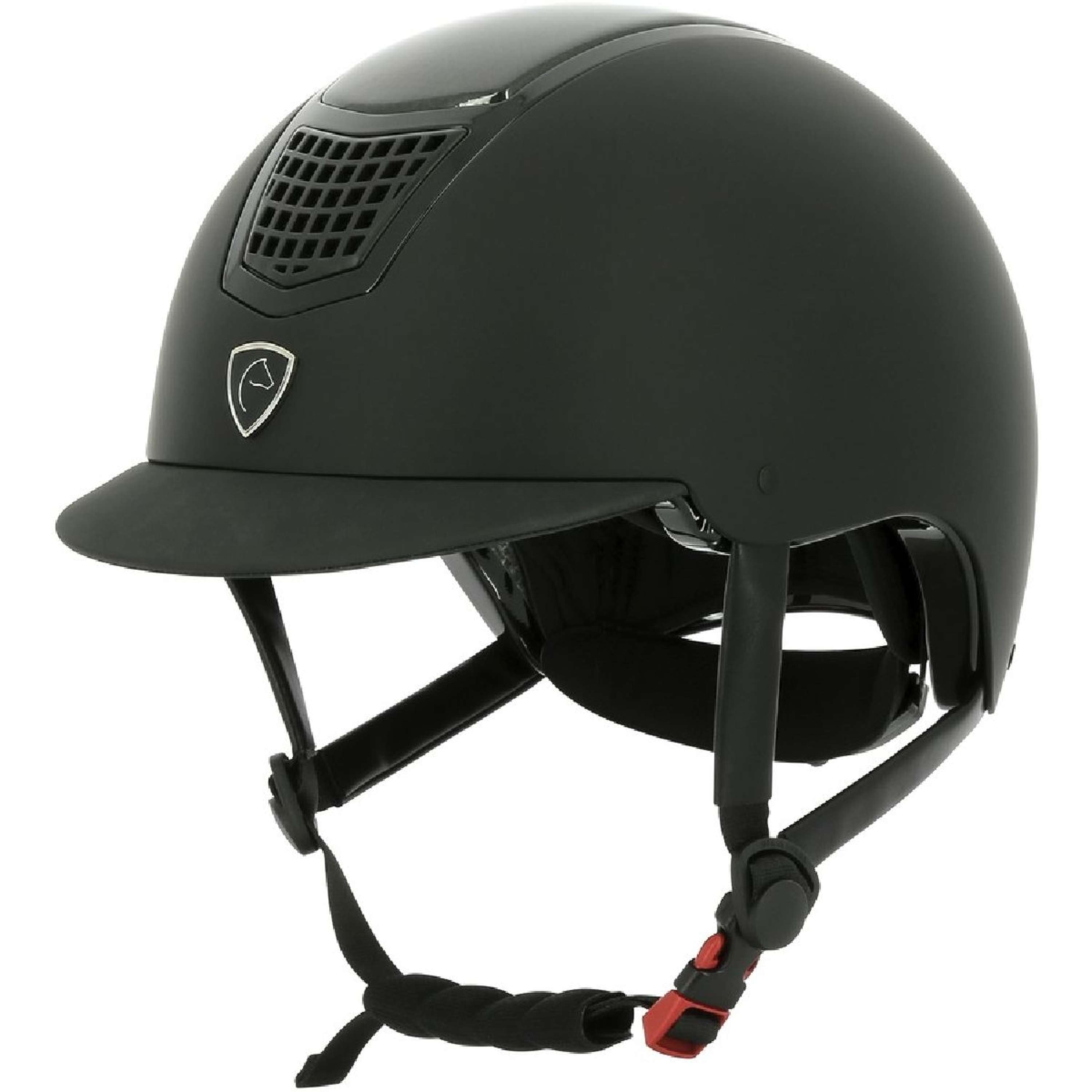 EQUITHÈME Kask Jeździecki Airy Czarny/Węglowy
