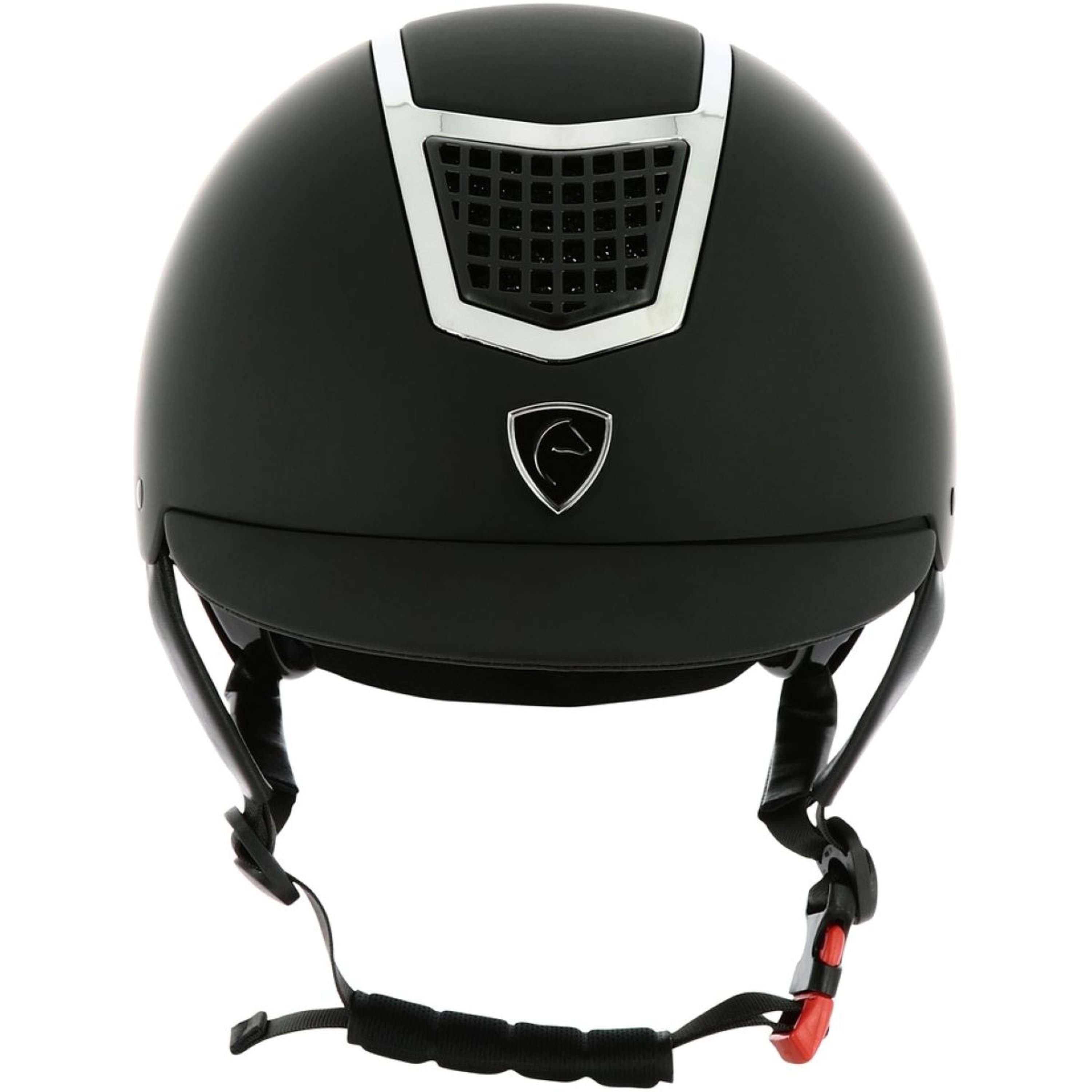 EQUITHÈME Kask Jeździecki Airy Srebrny/Czarny