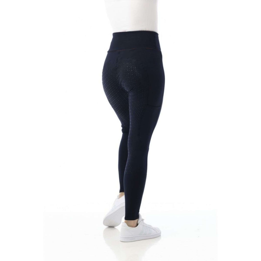 EQUITHÈME Legginsy jeździeckie Lyly Pull-On granatowe