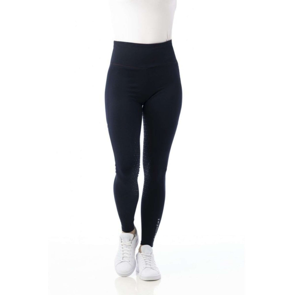 EQUITHÈME Legginsy jeździeckie Lyly Pull-On granatowe