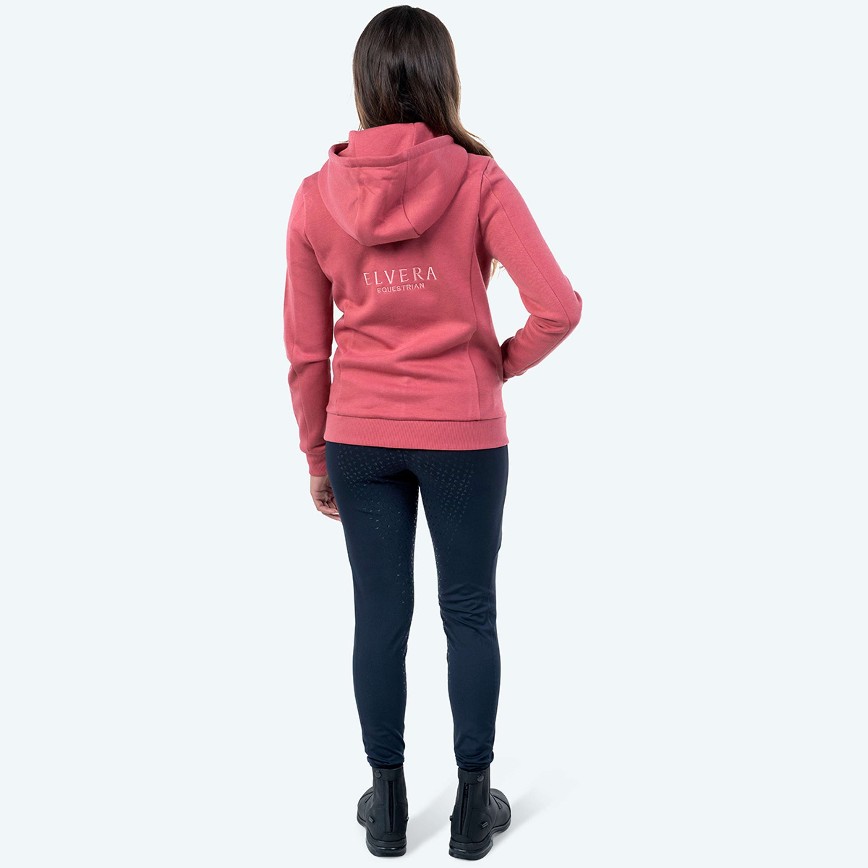 Elvera Equestrian Bluza Z Kapturem I Zamkiem EEValera Mauve Wood